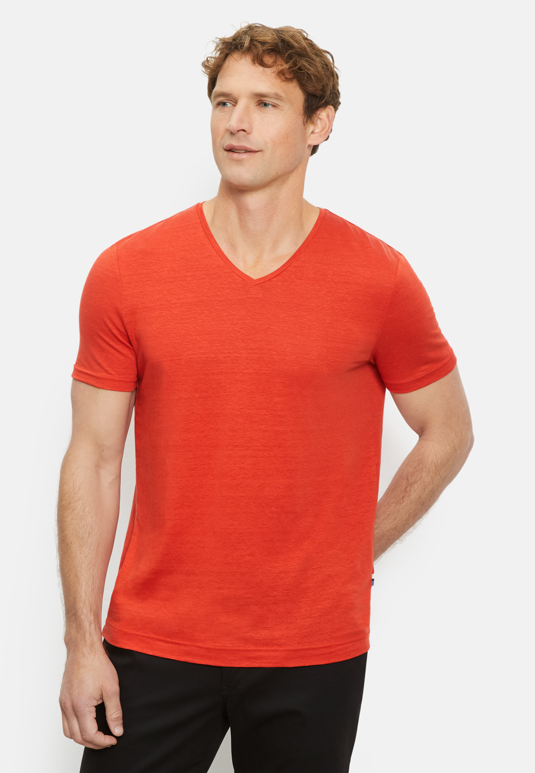 OLYMP T-Shirt "OLYMP Casual Wirk, T-Shirt"