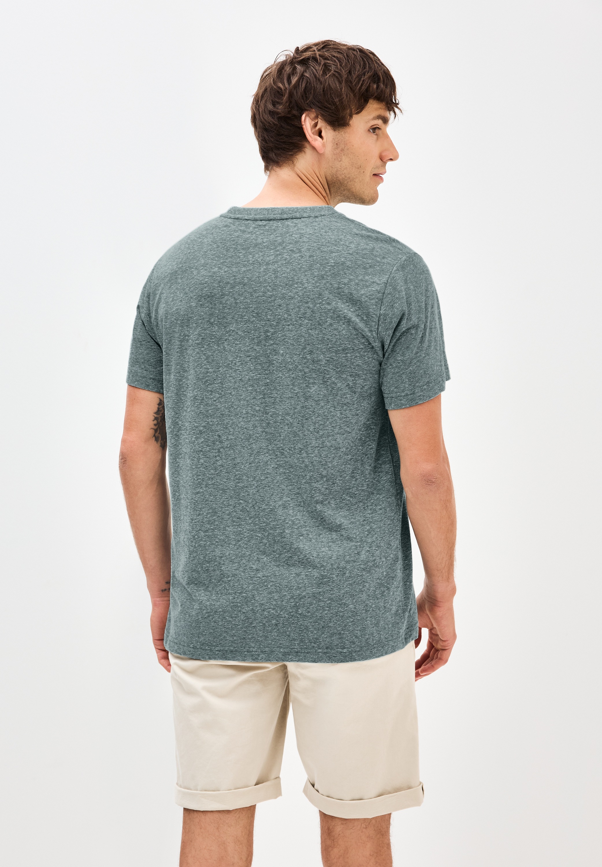 STREET ONE MEN T-Shirt, aus softem Materialmix
