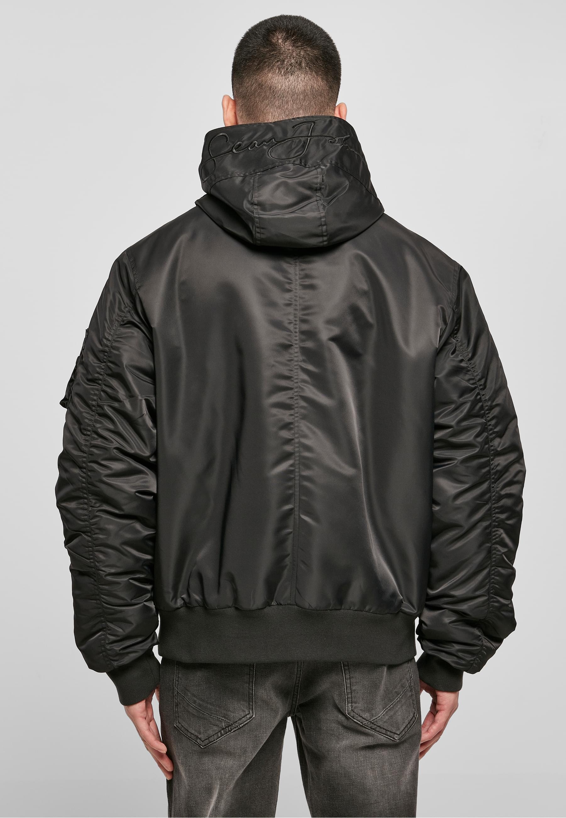 Sean John Allwetterjacke »Sean John Herren JM224-021-01 Script Logo Hooded Bomberjacket«, (1 St.), mit Kapuze