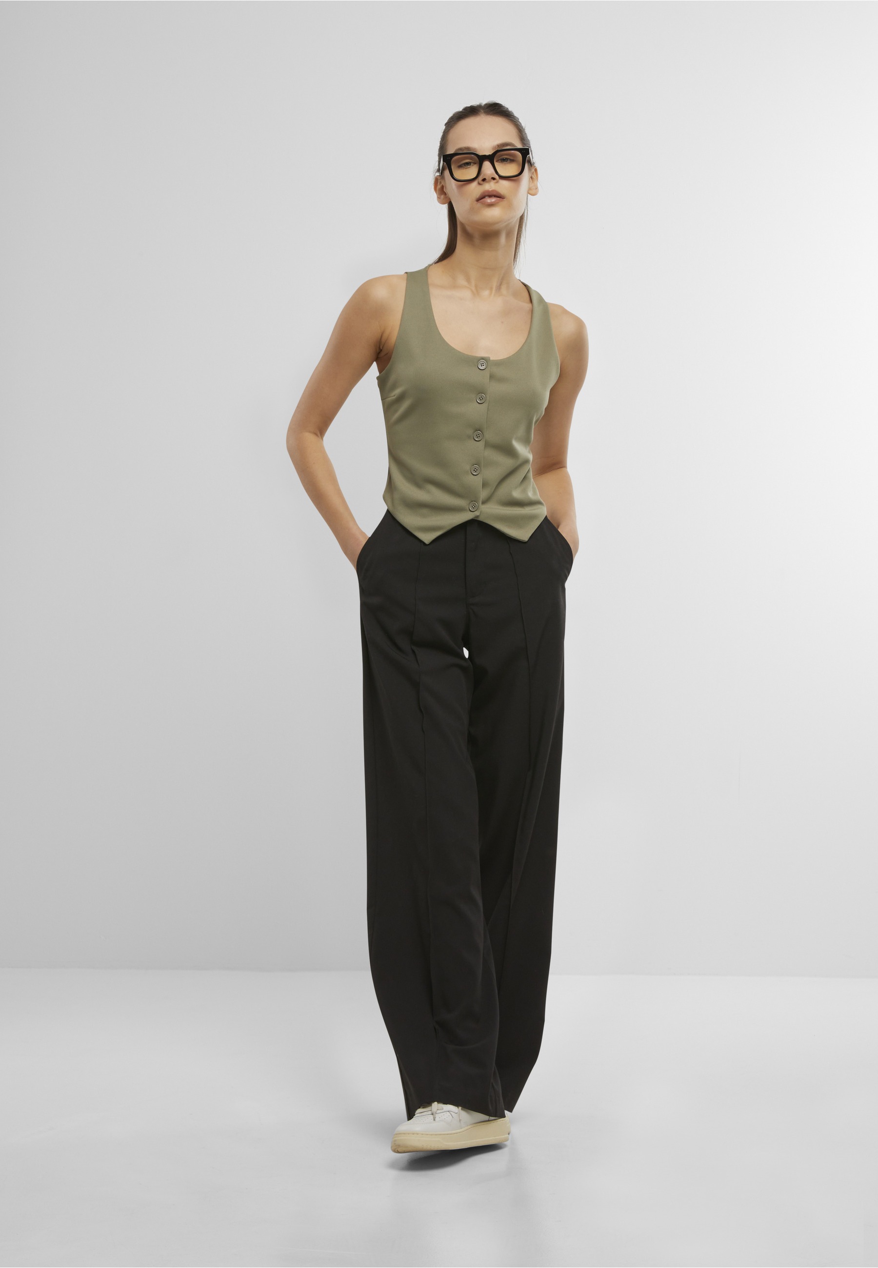 URBAN CLASSICS Steppweste »Urban Classics Ladies Jersey Vest«