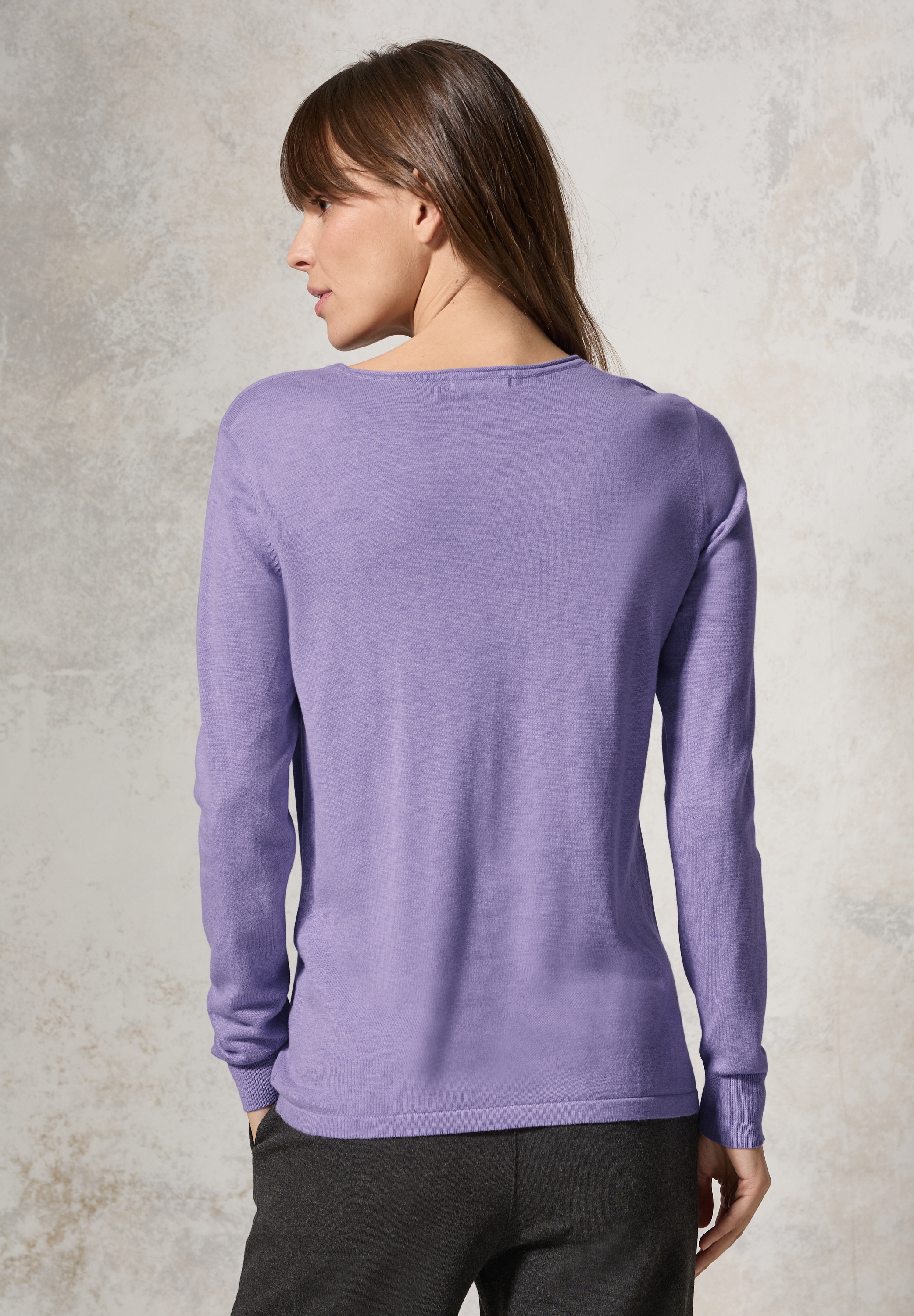 Cecil Strickpullover, mit Rundhalsausschnitt
