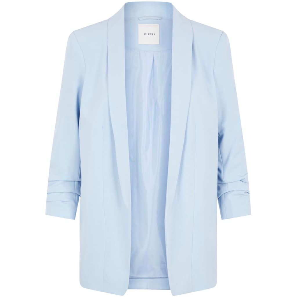 pieces Blusenblazer »PCBOSELLA 3/4 BLAZER NOOS«, mit Faltendetail am Ärmel