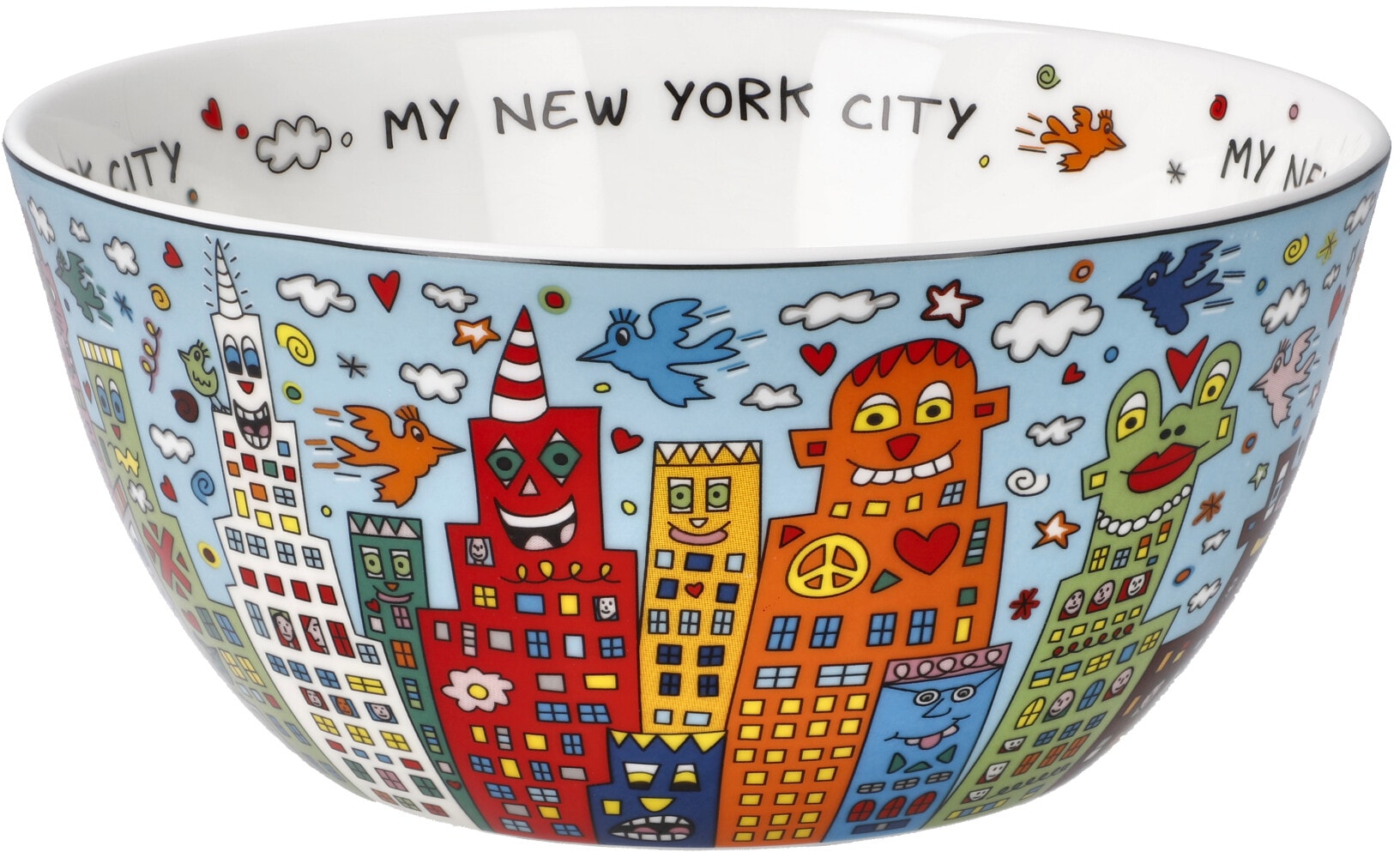 Goebel Dekoschale »Rizzi«, Pop Art, Fine Bone China, James Rizzi - My New York City Day