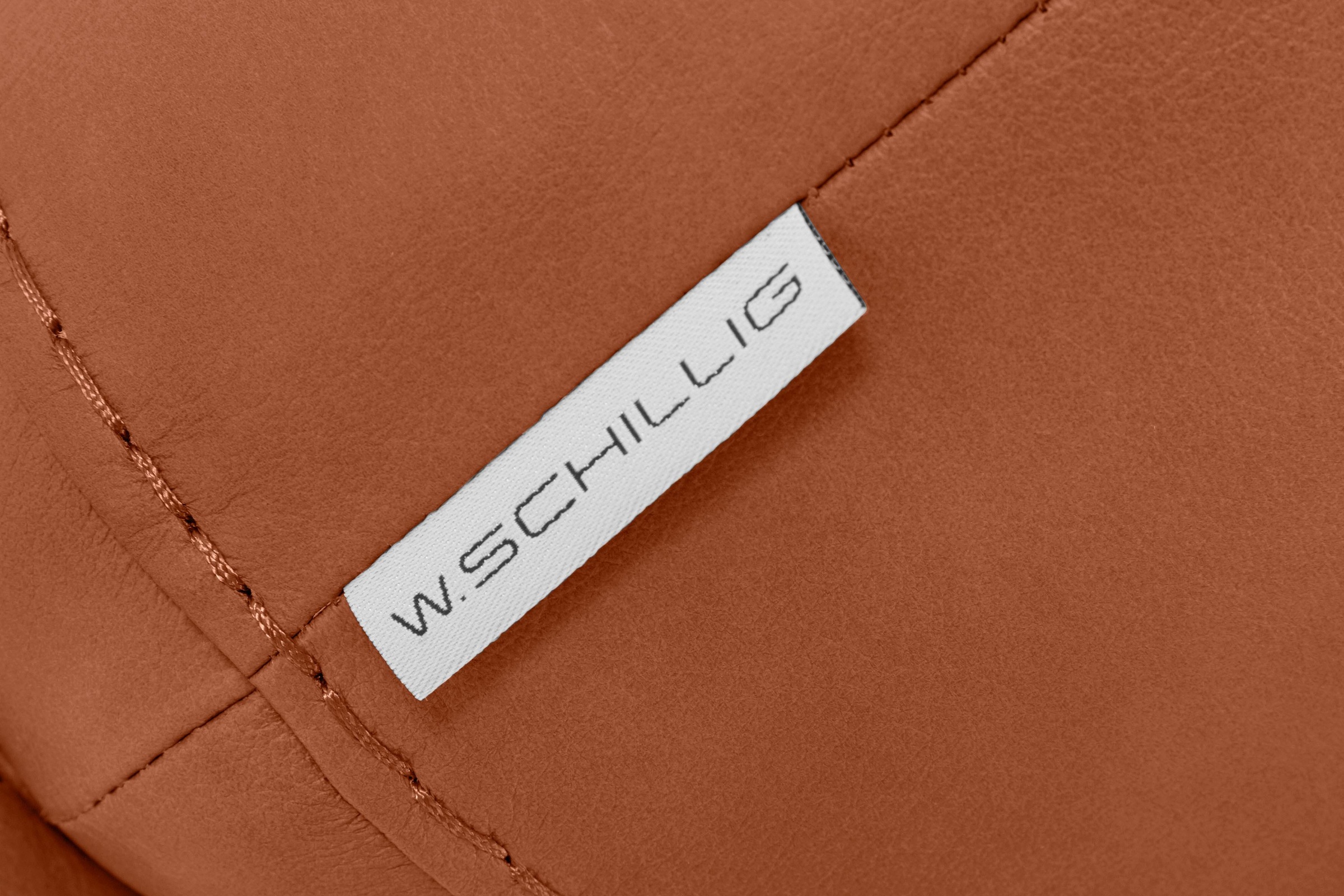 W.SCHILLIG Hocker »montanaa«, mit Metallfüßen in Schwarz pulverbeschichtet, Breite 71 cm