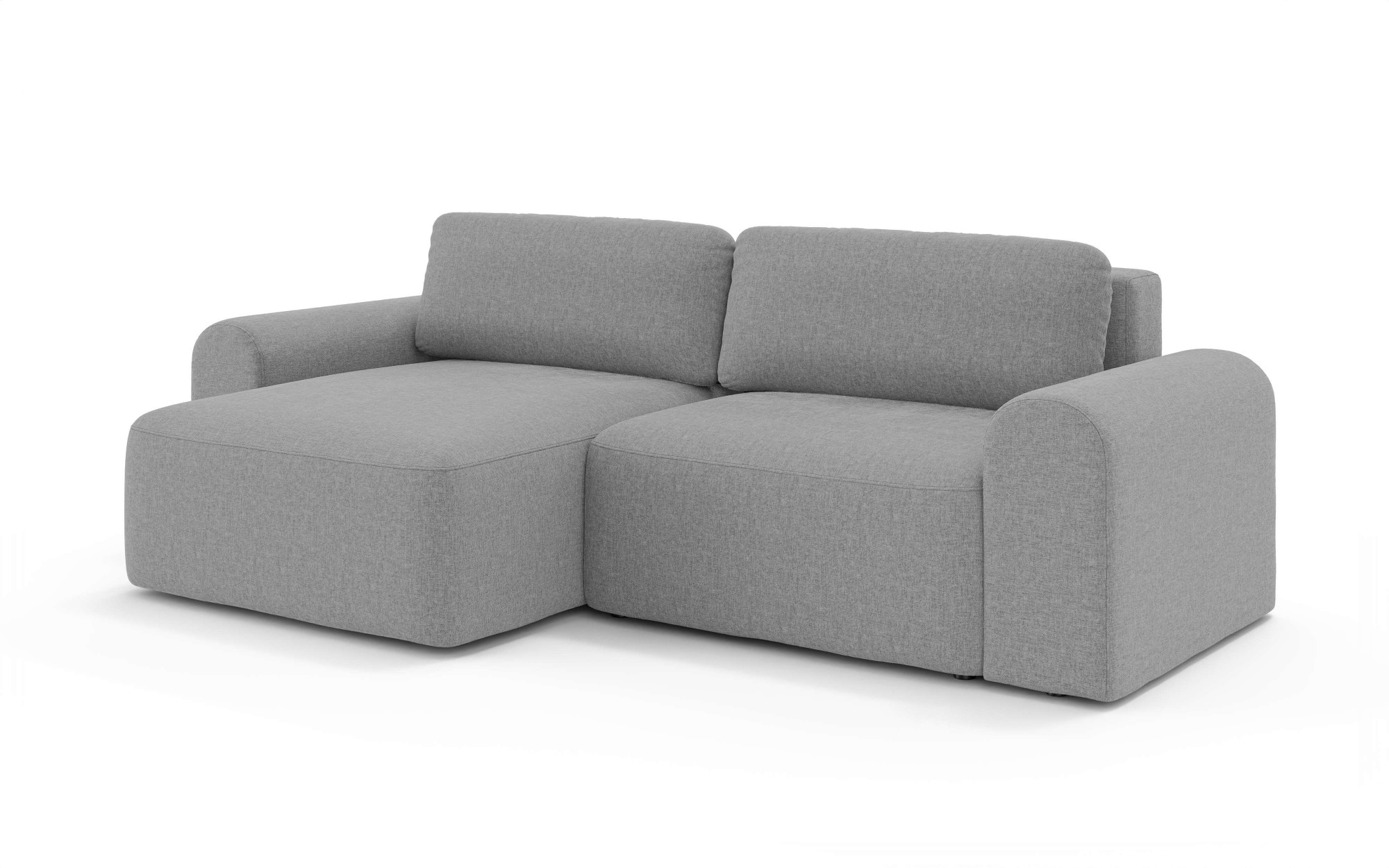 OTTO home Ecksofa »LEOO universell Schlafsofa mit Bettkasten, Maße B/T/H: 272/152/84,5 cm«, L-Form mit Recamiere rechts oder links montierbar, hoher Sitzkomfort