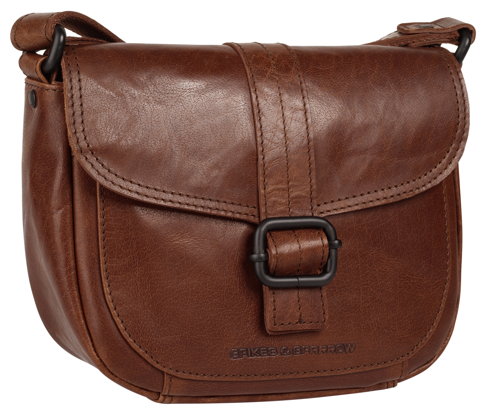 Spikes & Sparrow Umhängetasche »SPIKES & SPARROW Damen echt Leder« echt Leder
