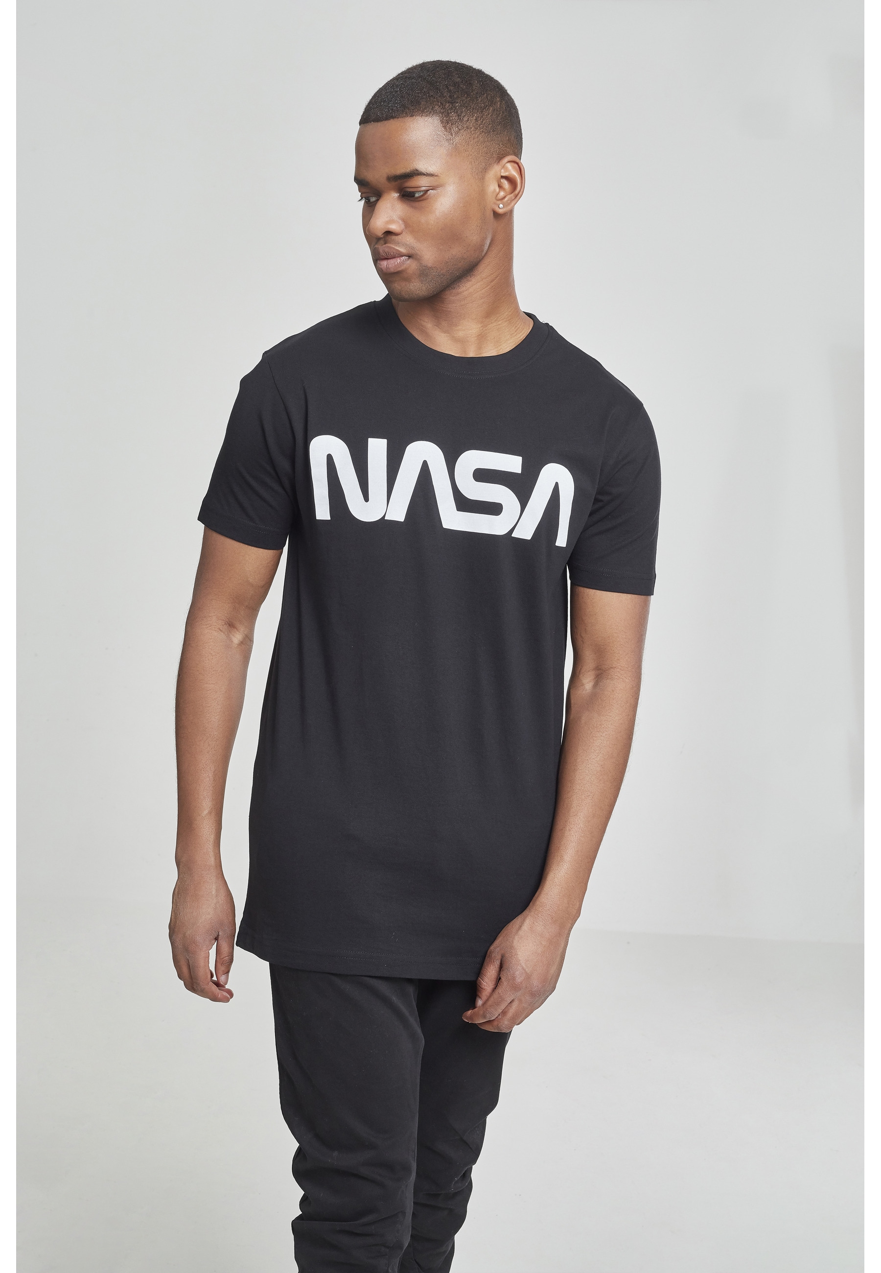 MisterTee T-Shirt »MisterTee Herren NASA Worm Tee« 1 Stk.