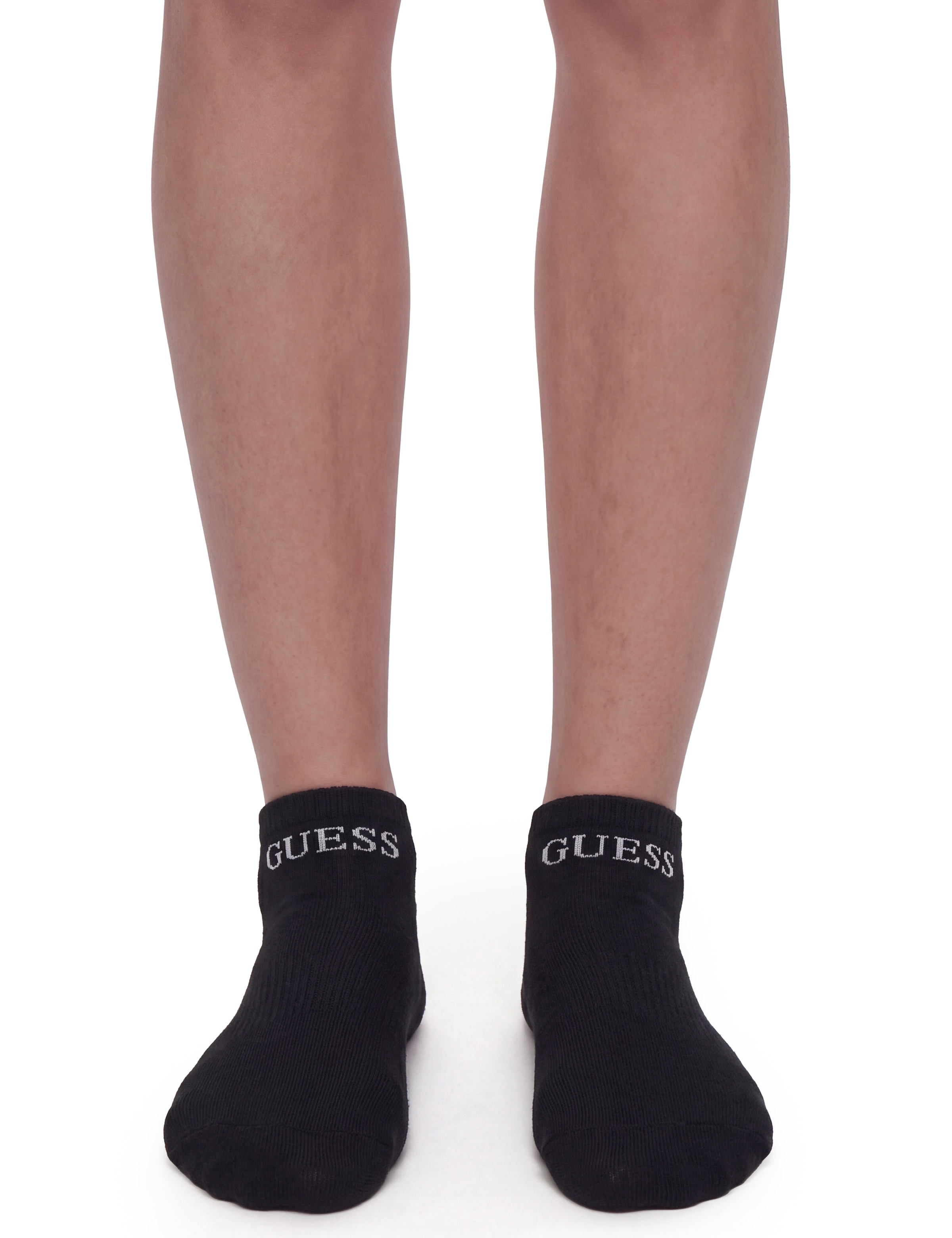 Guess Sneakersocken »SNEAKER SOCKS 6PACK« 6 Paar tlg. mit Logoschriftzug