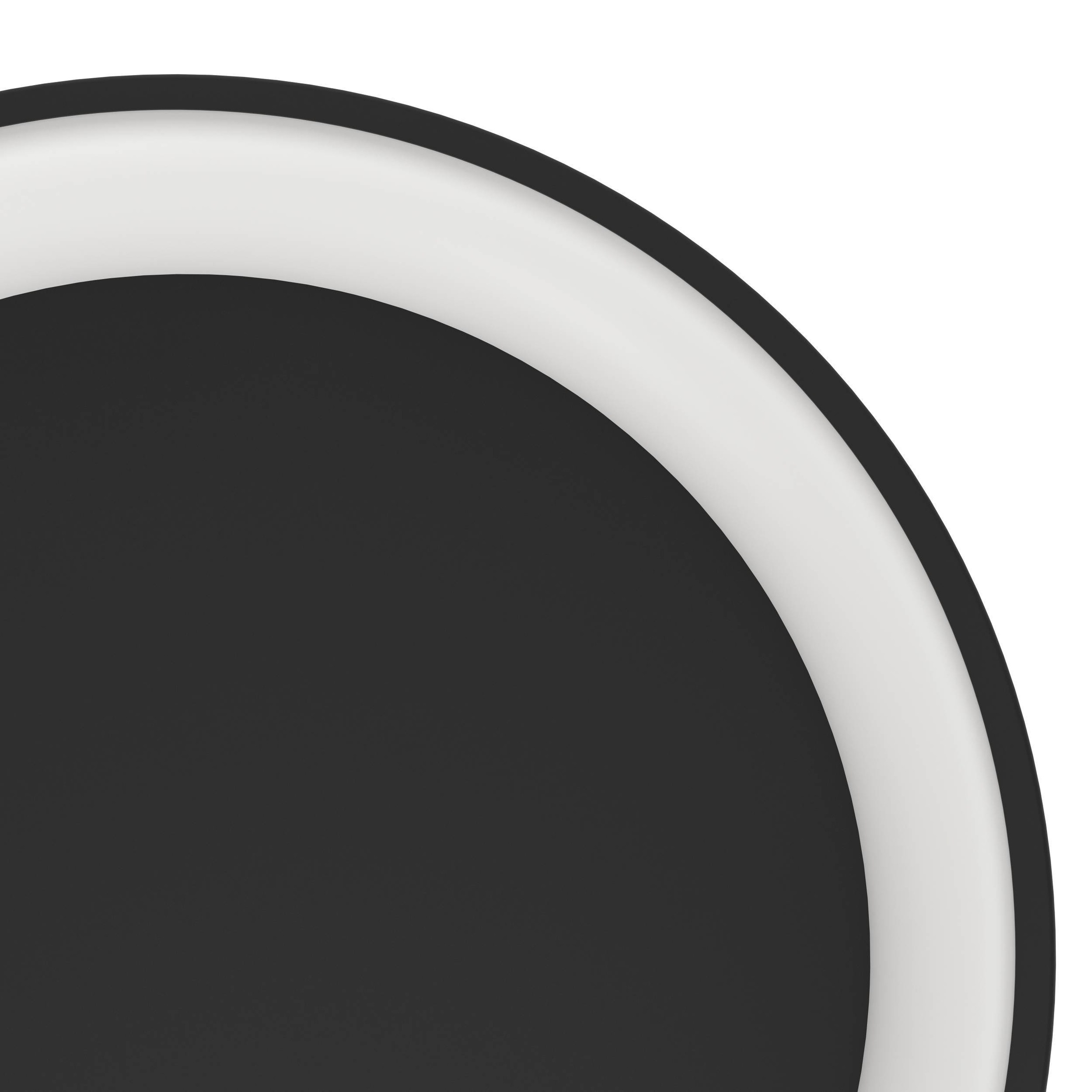 EGLO Deckenleuchte »Loretello Deckenlampe, Wohnzimmerlampe, Metall und Kunststoff, Lampe« LED-Modul 1 Stk. Kaltweiß | Neutralweiß | Warmweiß Wand-/Deckenleuchte - H7,5 x Ø35 cm - schwarz - 12W inkl.