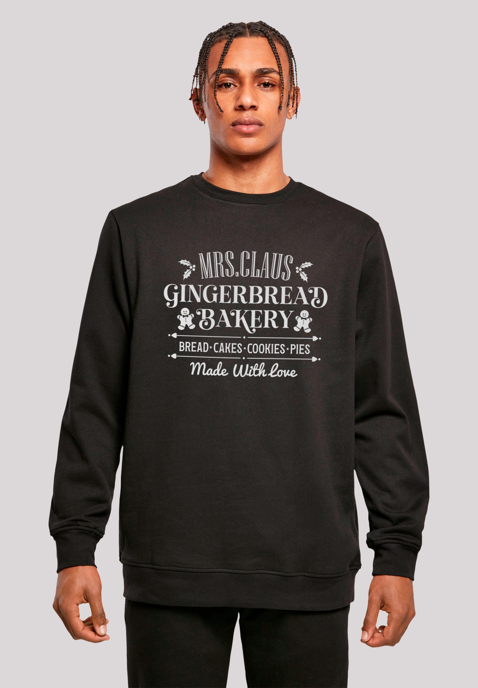 F4NT4STIC Sweatshirt "Santas Gingerbread Bakery Retro Weihnachten", Premium günstig online kaufen