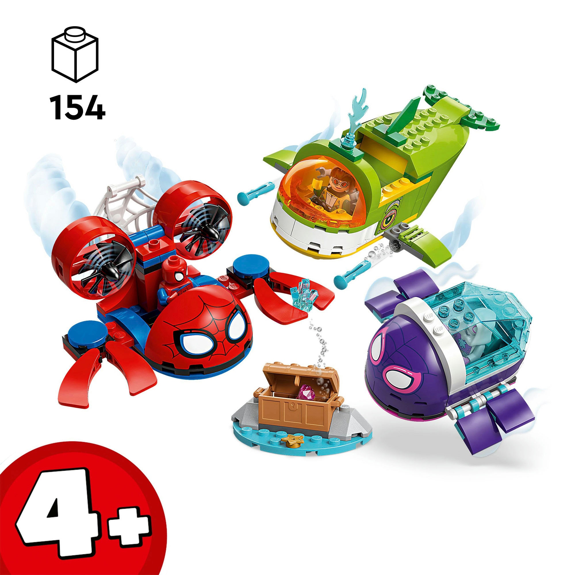 LEGO® Konstruktionsspielsteine »Spidey: Unterwasserfahrzeuge (11207), LEGO Spidey« Made in Europe