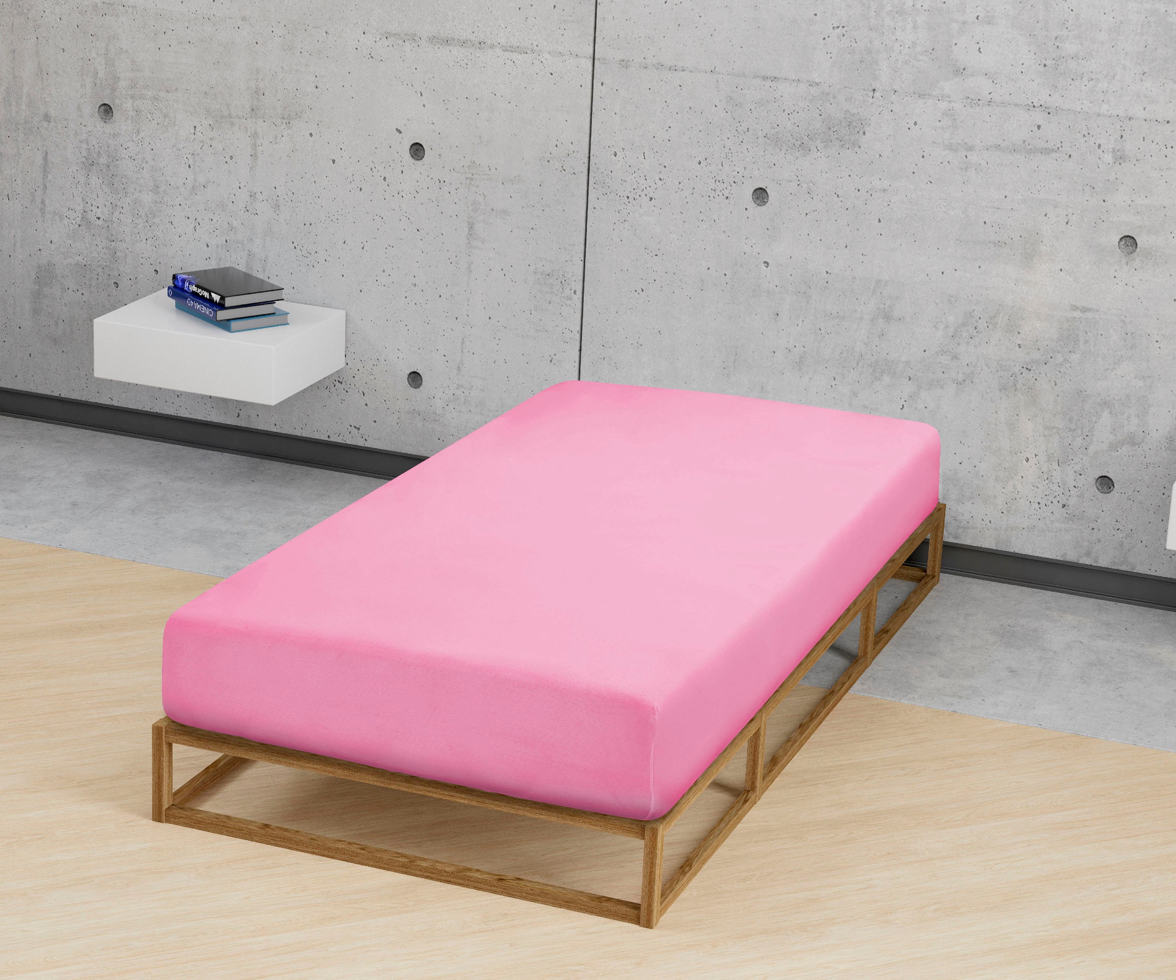 Biberna Spannbettlaken »Marc in Gr. 90x200, 140x200 oder 180x200 cm«, (1 St.), aus Baumwolle, für Matratzen bis 22 cm Höhe, Bettlaken, Spannbetttuch