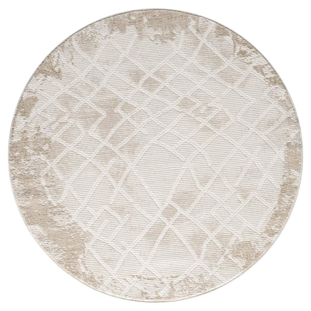 Carpet City Teppich "ANTIK215" rund 10 mm Höhe Kurzflor, 3D-Optik, Klassisc günstig online kaufen