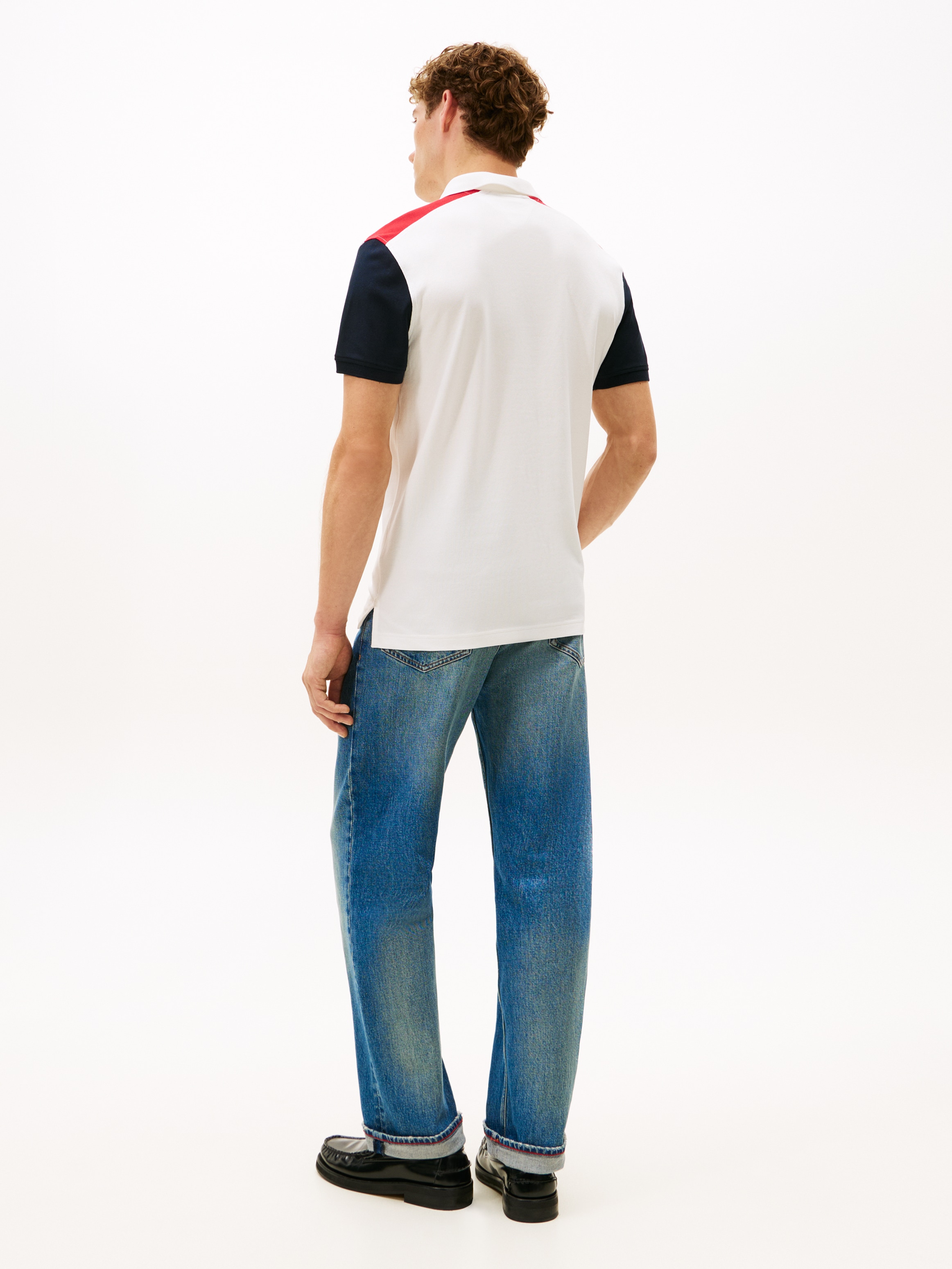 Tommy Hilfiger Poloshirt »BLOCKING POLO«, Mit Rundhalsausschnitt