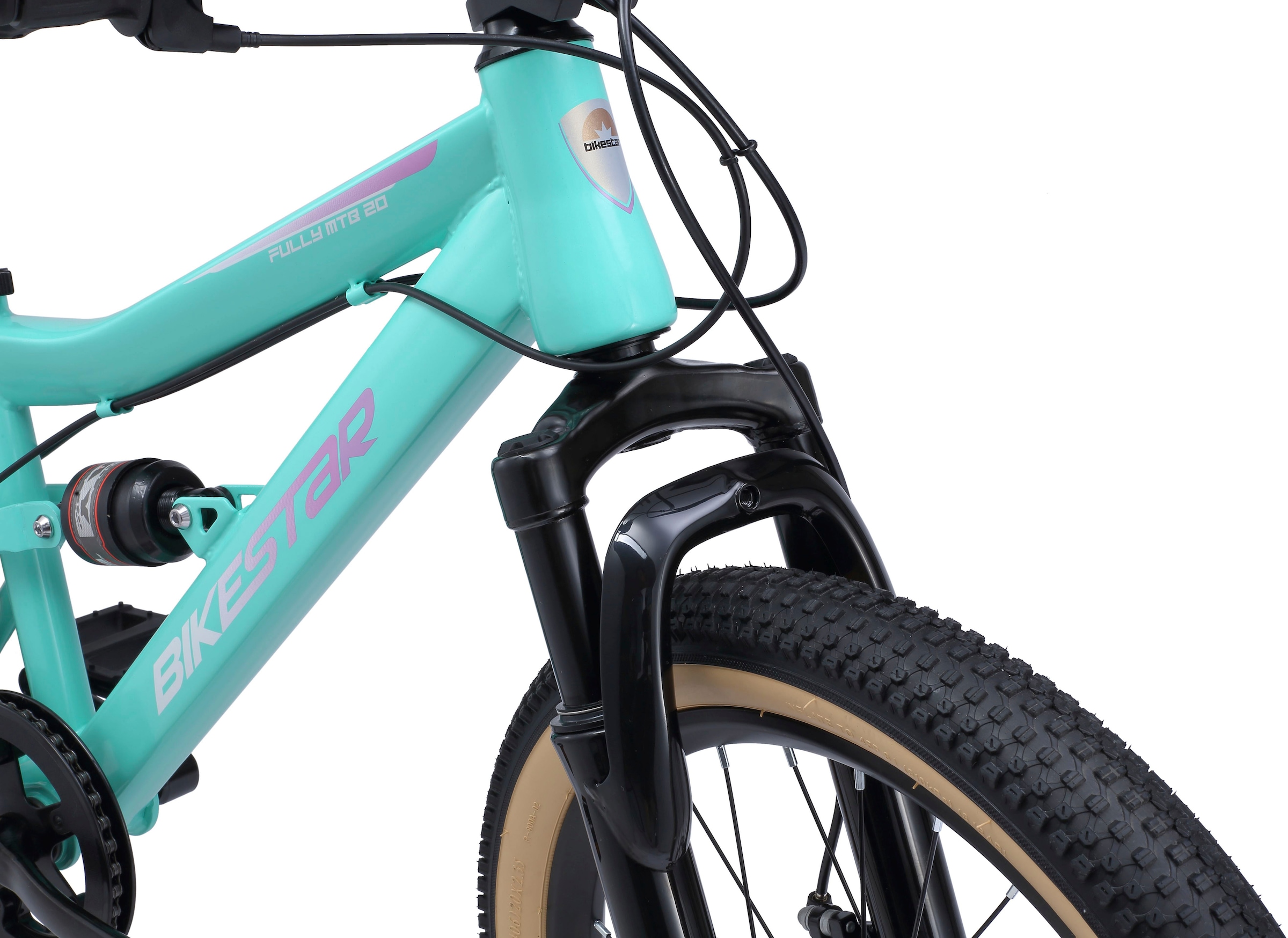 Bikestar Jugendfahrrad, 7 Gang, Shimano, RD-TY21 Schaltwerk, Kettenschaltung