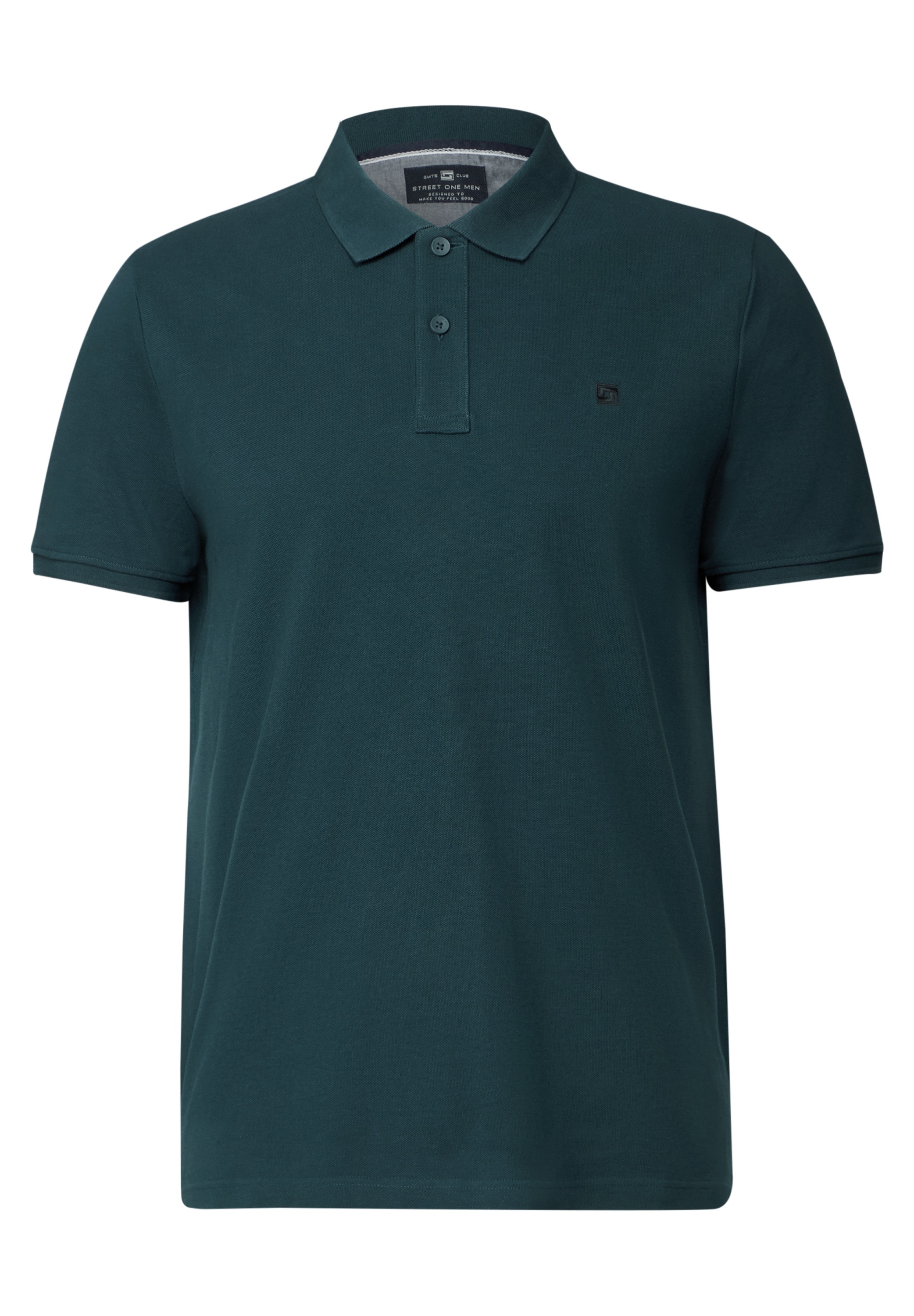 STREET ONE MEN Poloshirt, aus reiner Baumwolle