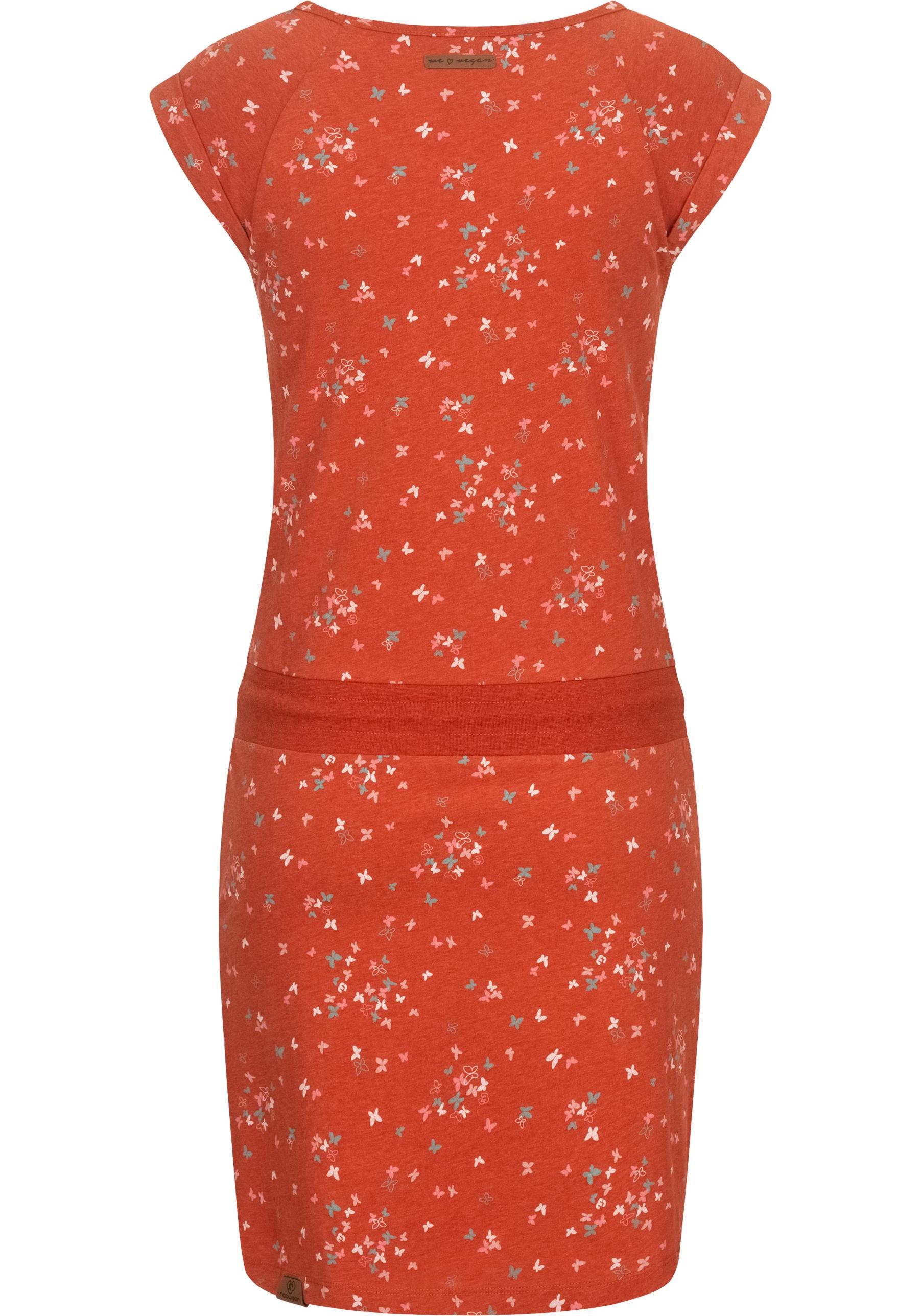 Ragwear Sommerkleid »Penelope«, leichtes Baumwoll Kleid mit Print