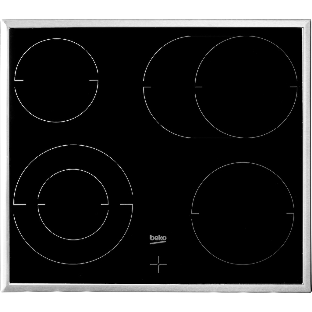 BEKO Elektro-Herd-Set »BBUM12328X«, BBUM12328X, mit 2-fach-Teleskopauszug