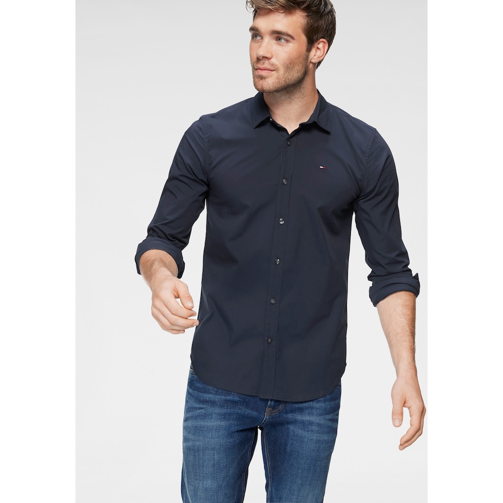 Tommy Jeans Langarmhemd »Sabim Stretch Hemd Shirt«, Stretch Hemd, Premium, Slim Fit, mit Elasthan