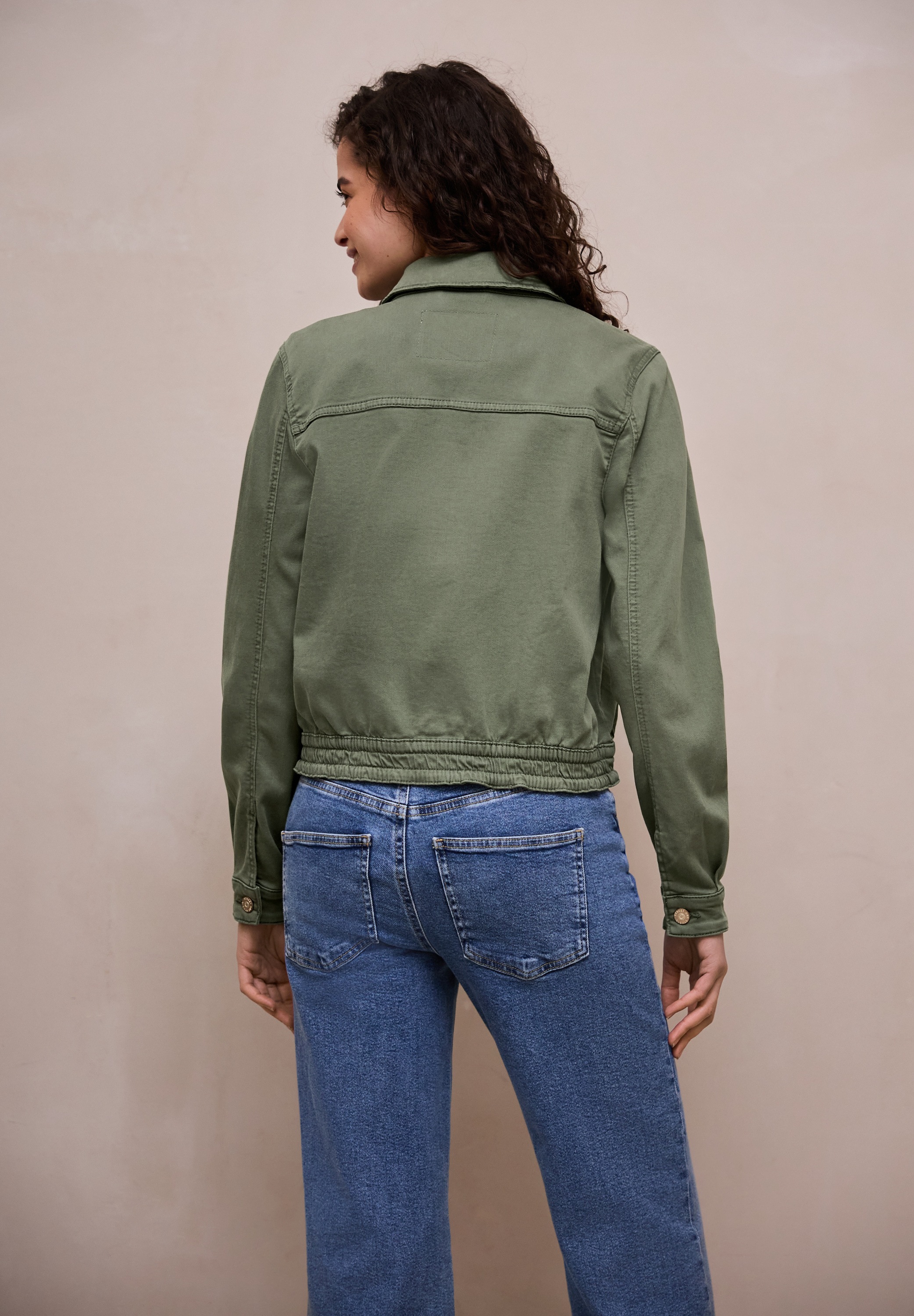 STREET ONE STUDIO Jeansjacke ohne Kapuze im Denim-Style günstig online kaufen