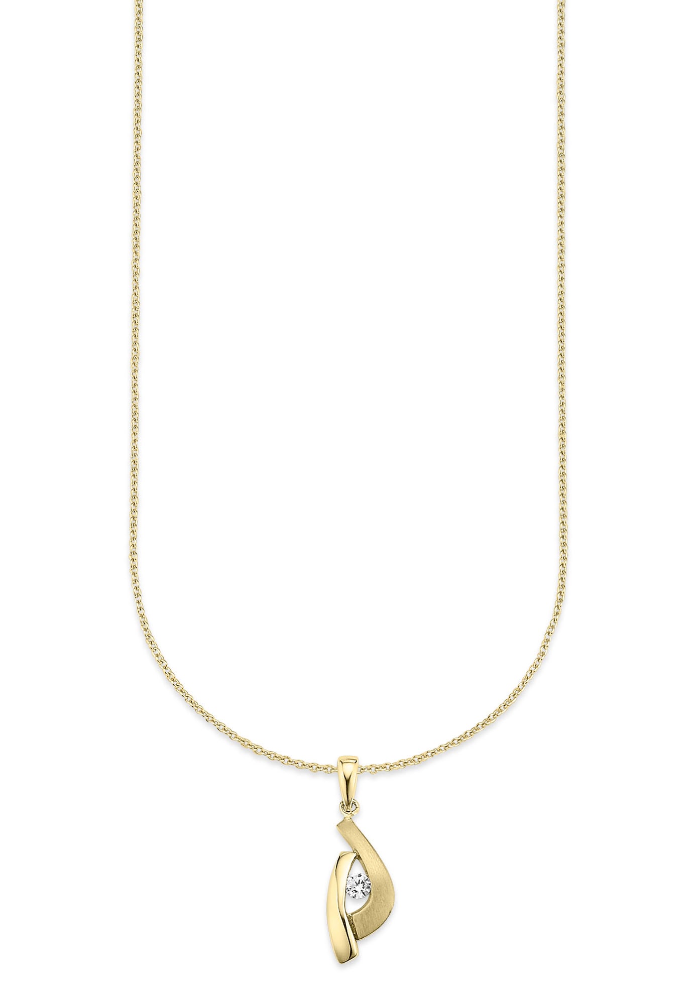 Bruno Banani Kette mit Anhänger »B0156N/90/03/1-45, B0156N/90/03/45«, mit Zirkonia... kaufen