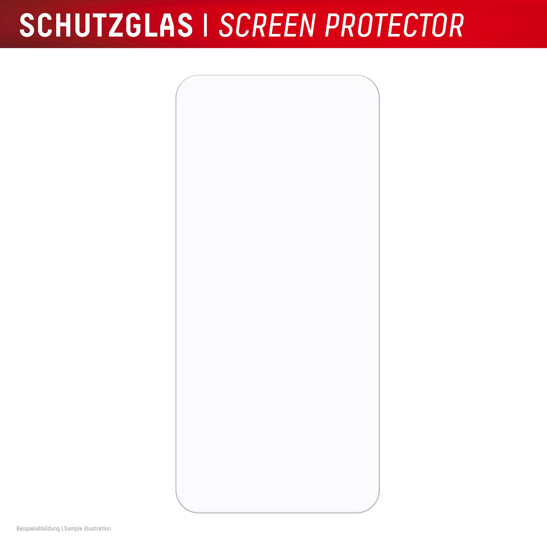 Displex Displayschutzglas »Real Glass Screen Protector + Case mit EASY-ON MountMaster« für Samsung Galaxy A37 Displayschutzfolie, Schutzfolie, Bildschirmschutz, kratz- & stoßfest