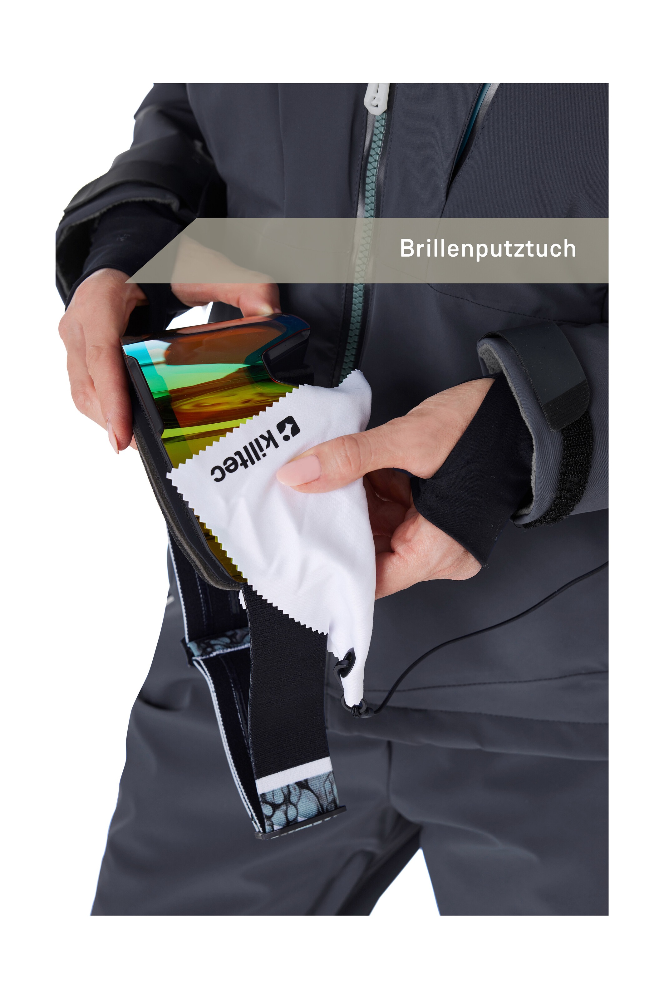 Killtec Skijacke »KSW 42 WMN SKI JCKT« Wasserdicht, atmungsaktiv, 4-Wege-Stretch, viele Taschen