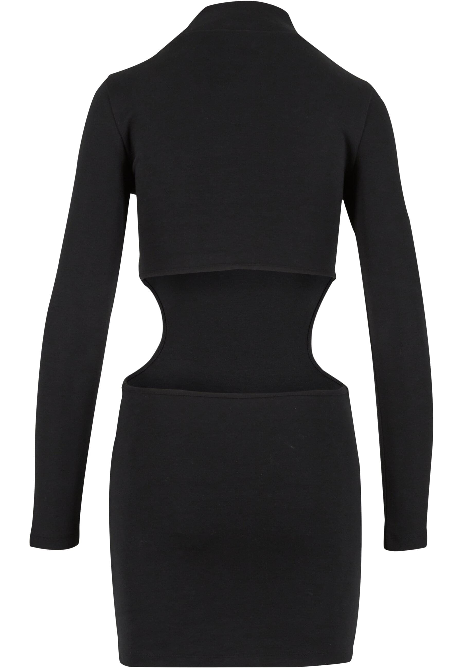 URBAN CLASSICS Shirtkleid »Urban Classics Ladies Cut Out Mini Dress«, (1 tlg.)