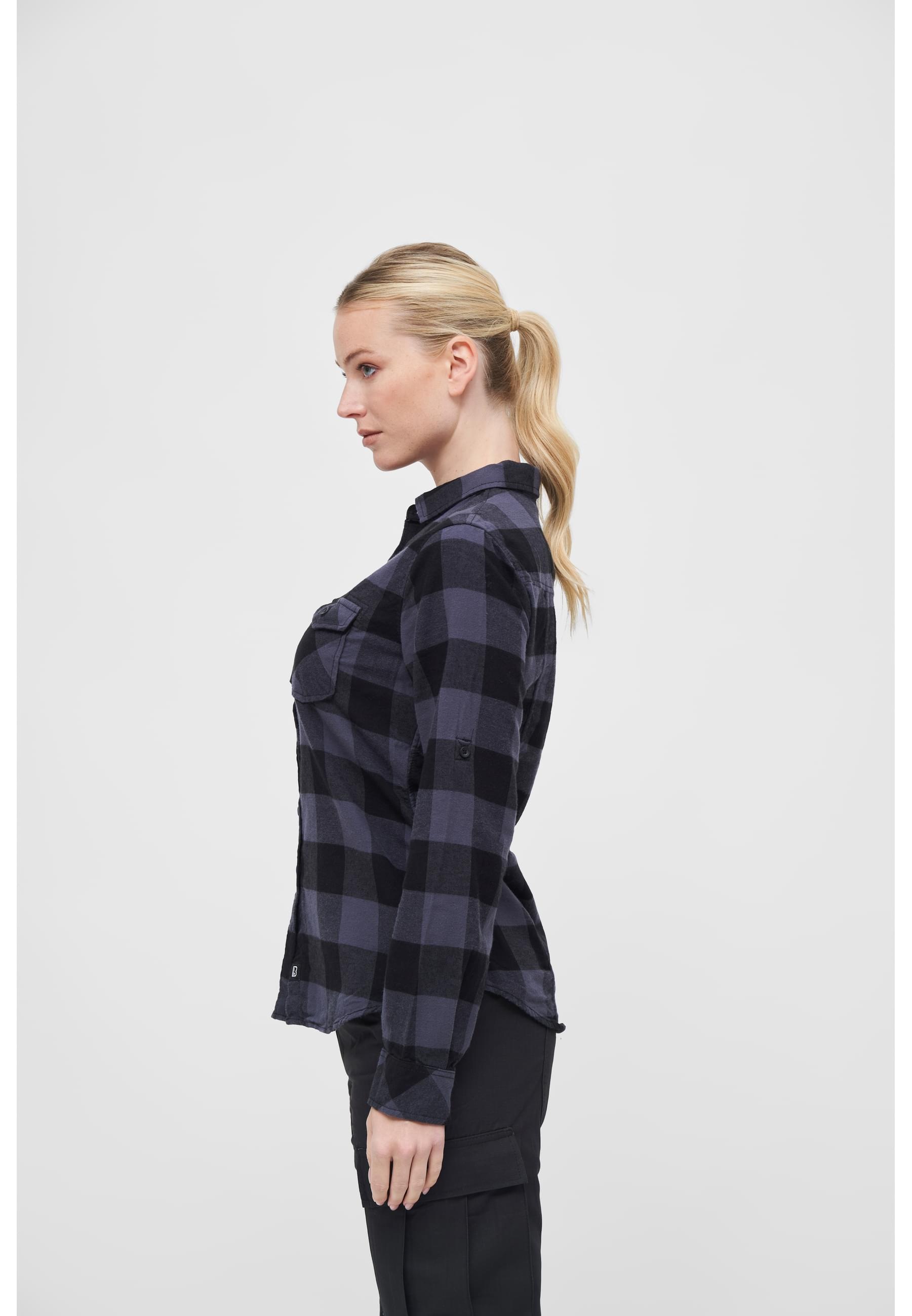 Brandit Langarmhemd »Brandit Damen Amy Flanell Shirt GIRLS«, (1 tlg.)