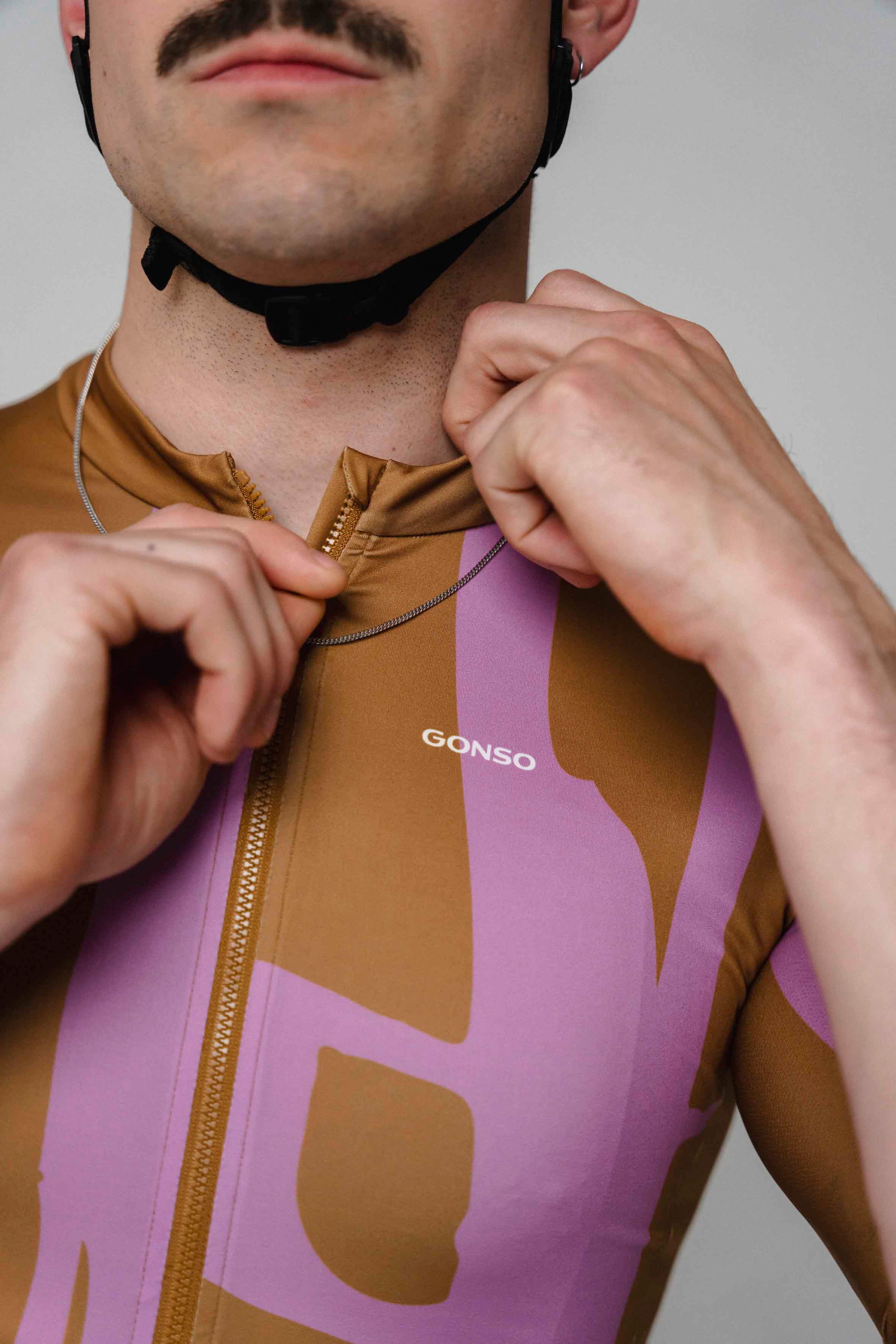 Gonso Radtrikot »Road Jersey Print M« Herren Fahrradtrikot, modernes Trikot mit 3-teiliger Rückentasche