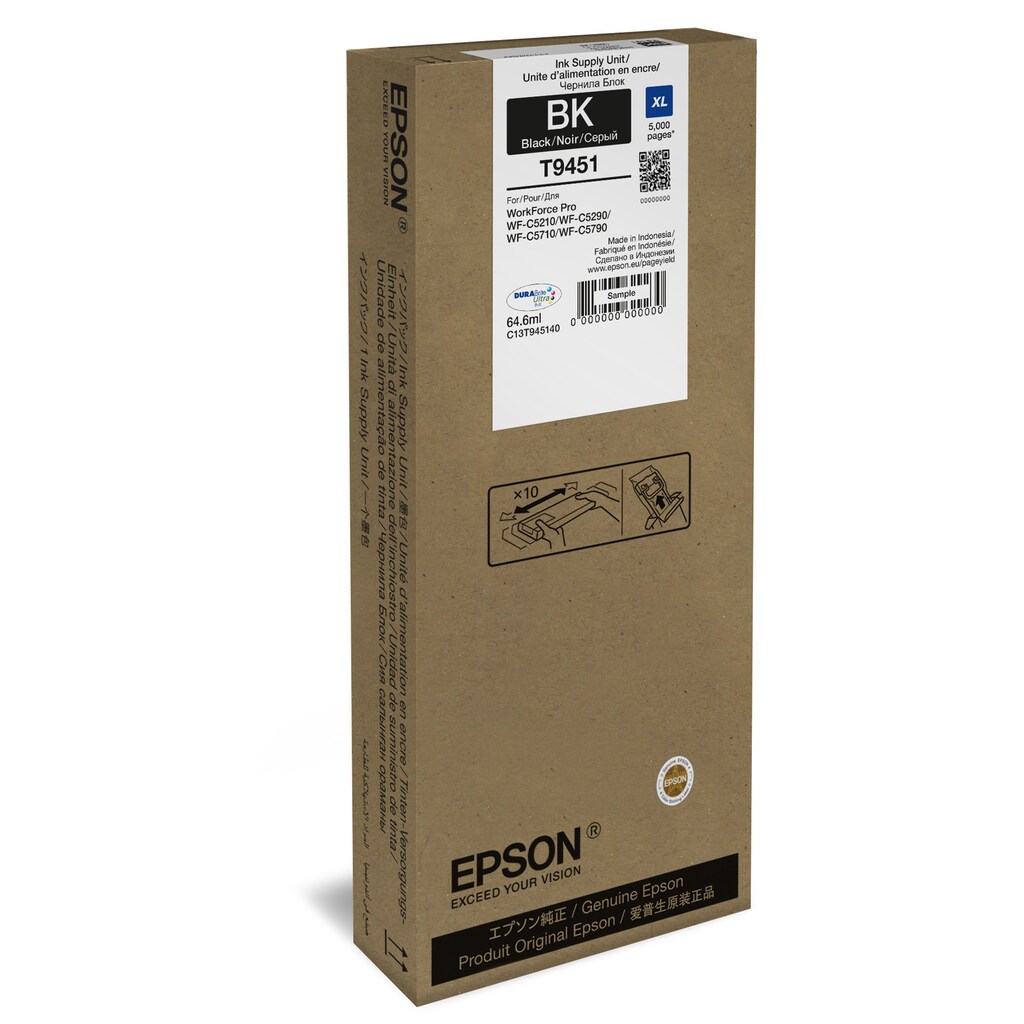 Epson Tintenpatrone »Epson WF-C5xxx Series Ink Cartridge XL Black«