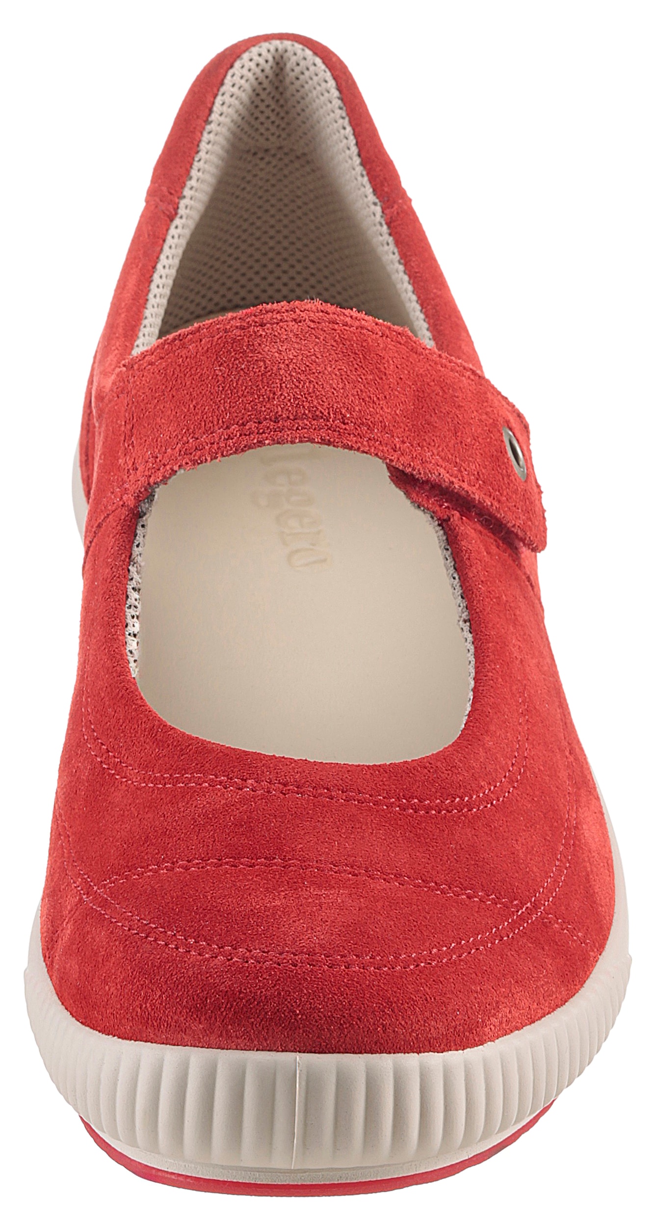 Legero Riemchenballerina »TANARO 5.0«, Slipper, Ballerina, Schlupfschuh mit Wechselfußbett und Klettriegel