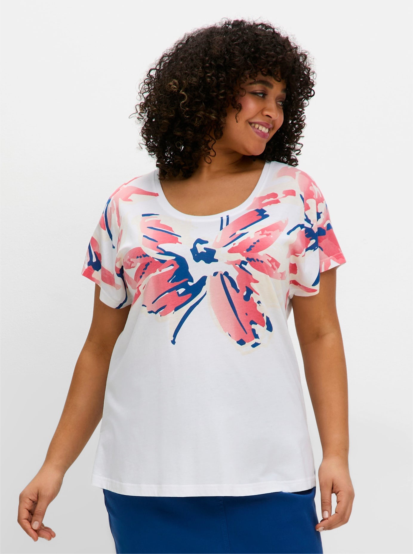 Sheego T-Shirt "T-Shirt", (1 tlg.) günstig online kaufen