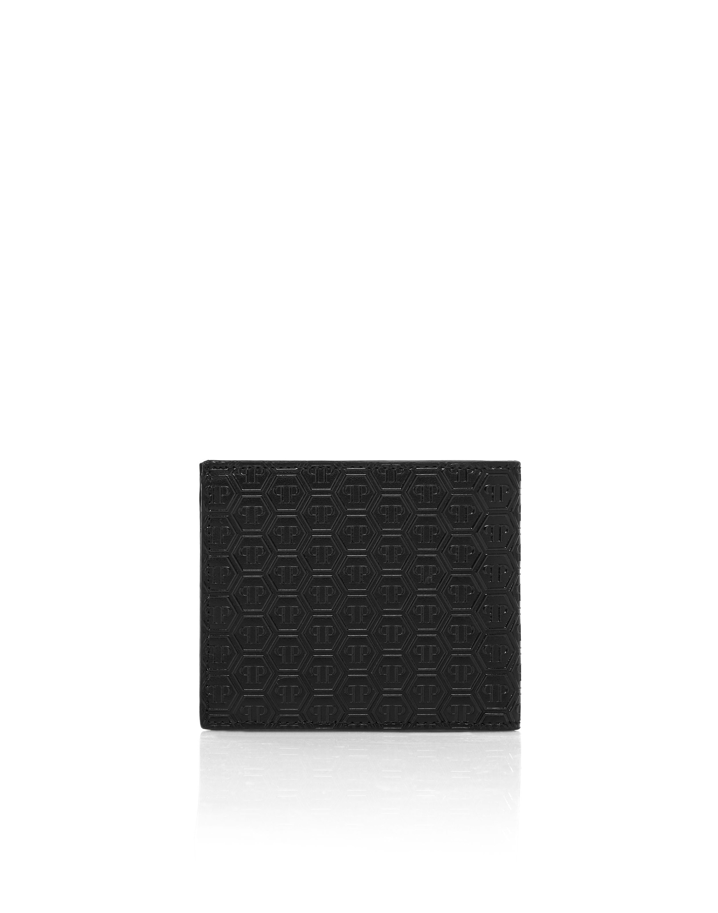 PHILIPP PLEIN Clutch "Nappa Leather Wallet Monogram Hexagon" günstig online kaufen