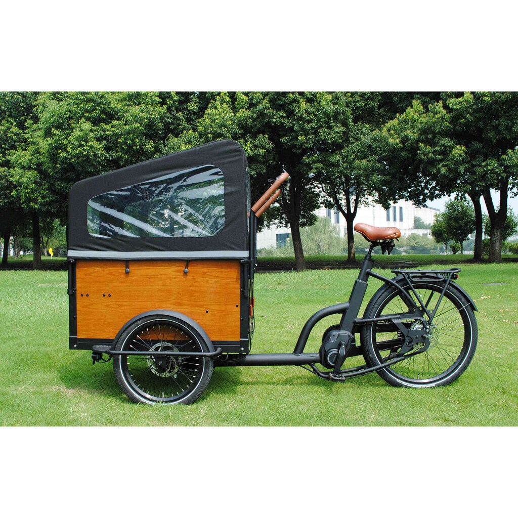 LLobe E-Bike »Cargo E-Bike AITour Family S«, 7 Gang, Shimano, Shimano Nexus, Mittelmotor 250 W