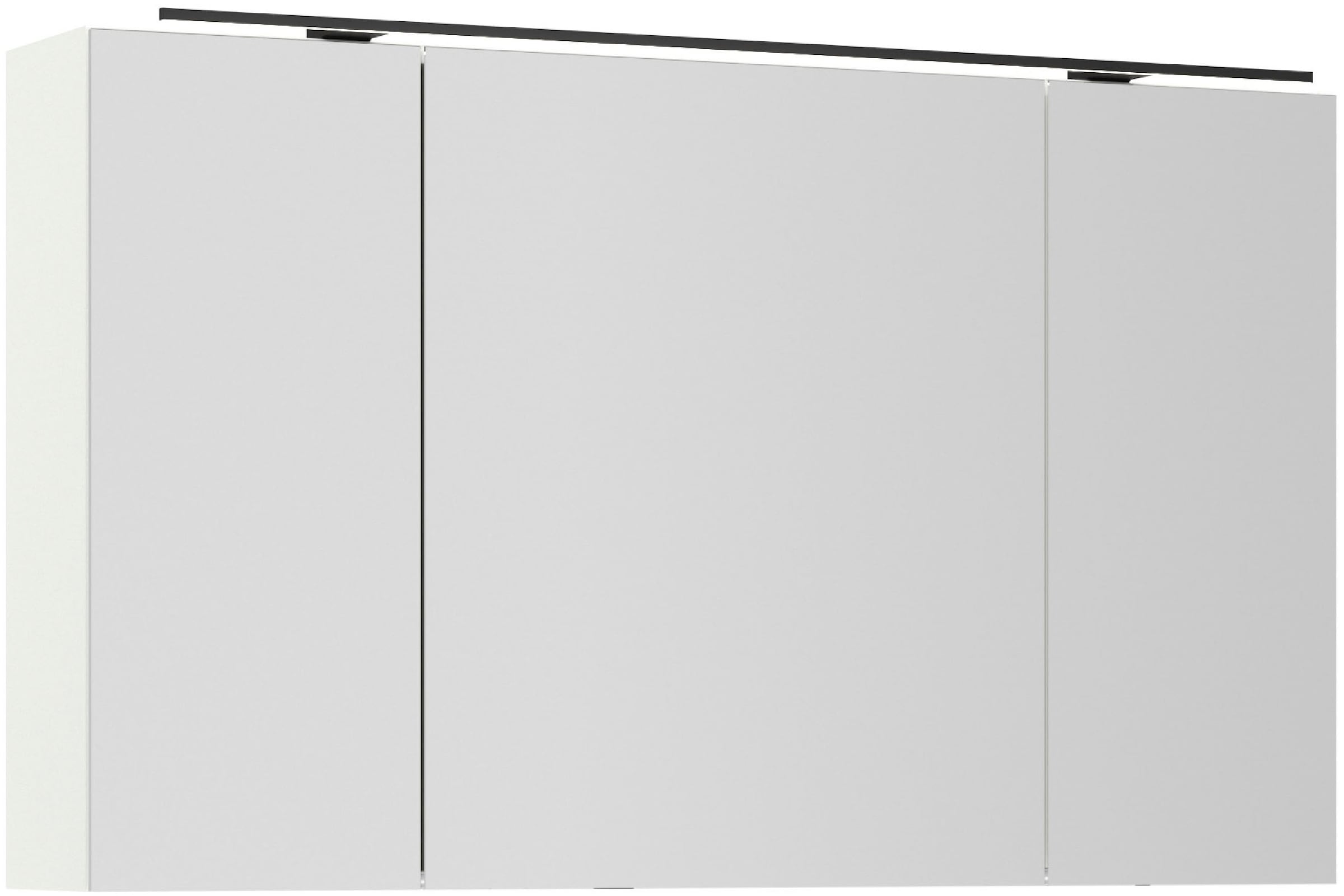 nobilia® Spiegelschrank »Prina«, (inkl. Beleuchtung mit Dimmerfunktion), in Breiten 60, 80, 100 und 120 cm, innenliegende Steckdose