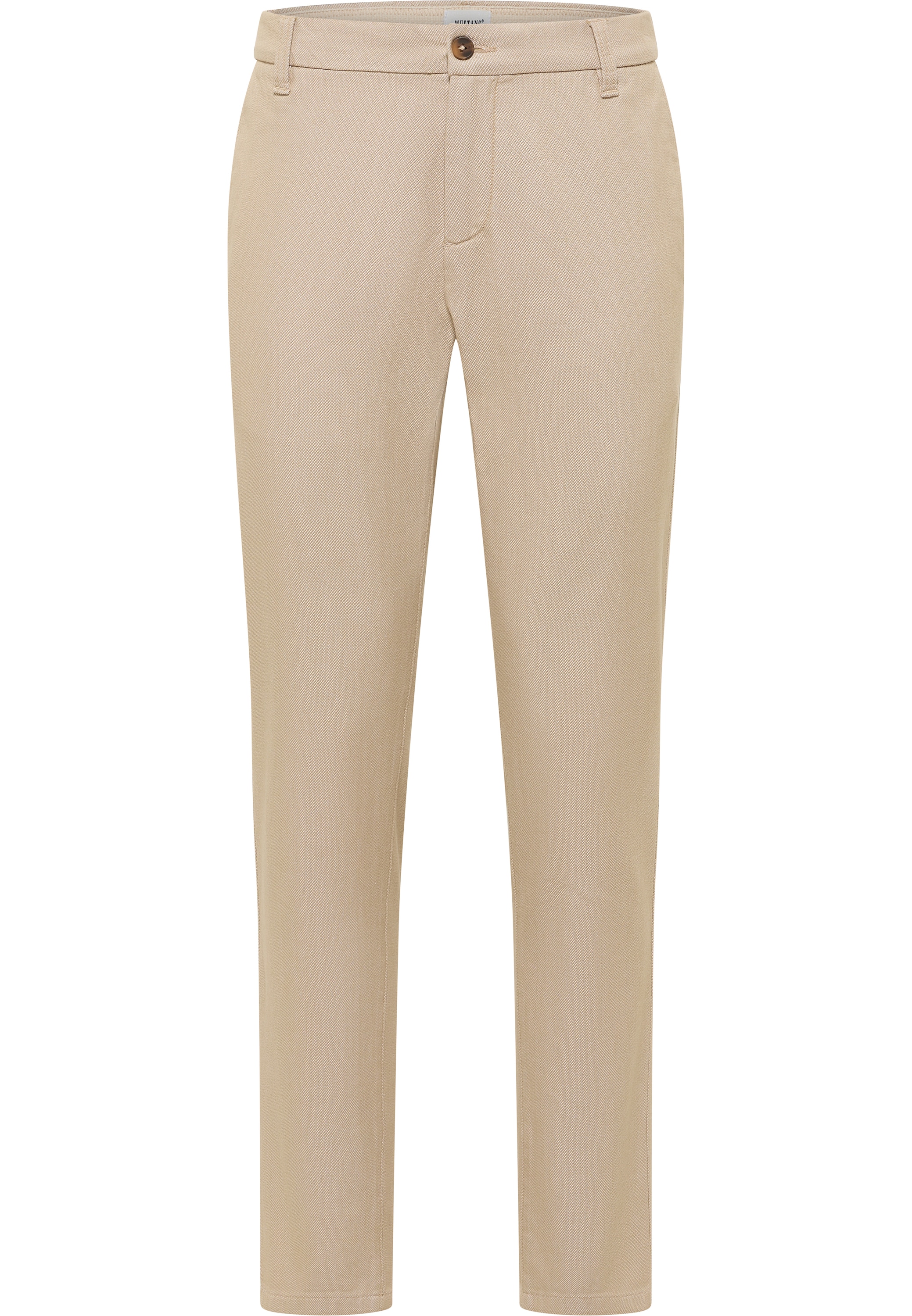 MUSTANG Herren 5-Pocket-Hose "Herren Style Daytona Chino"3378 beige, Gr. 33, unifarben, Web, 98% Baumwolle, 2% Elasthan, Hosen