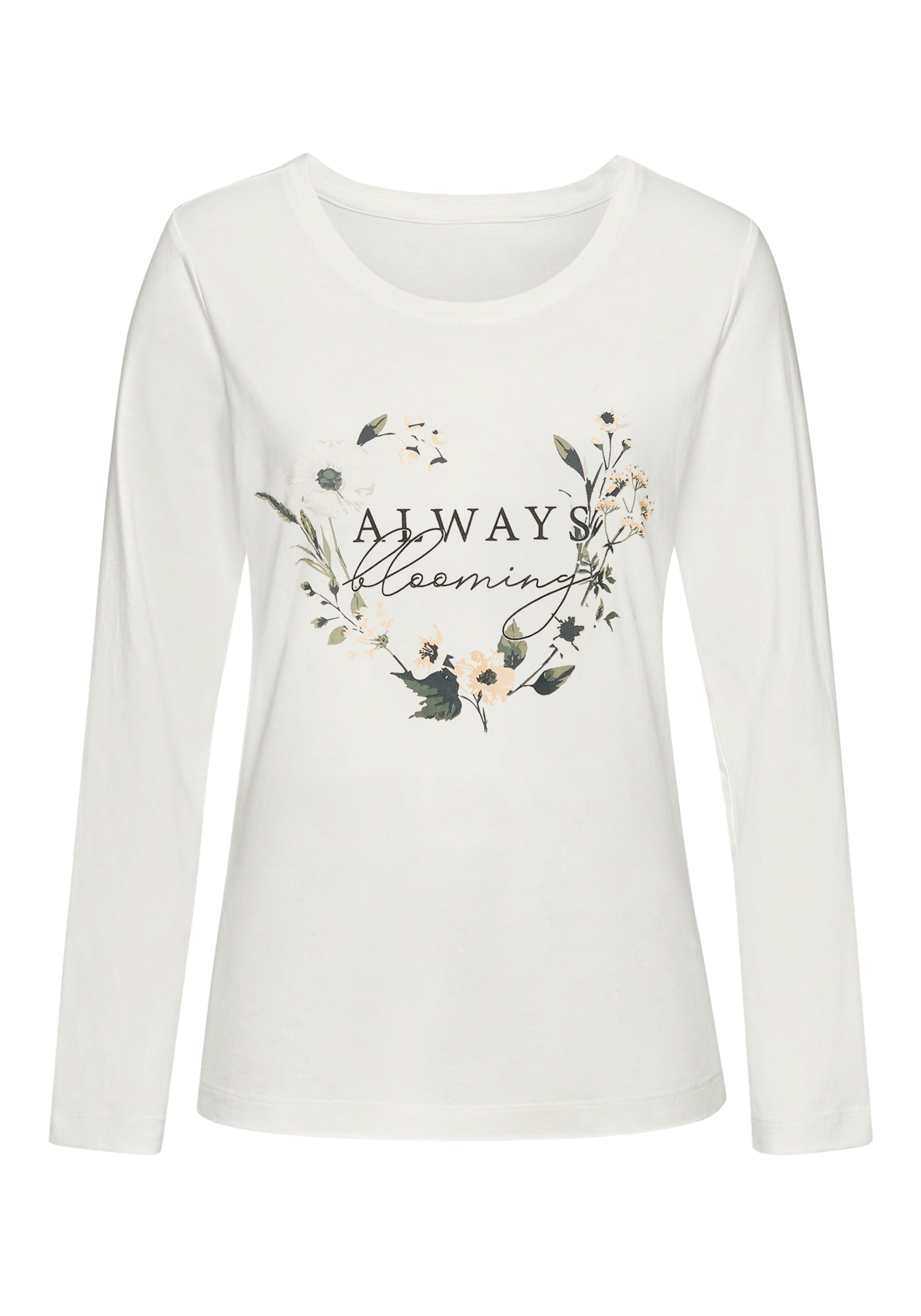 LASCANA Pyjama 2 tlg. mit schönem Blumenmuster