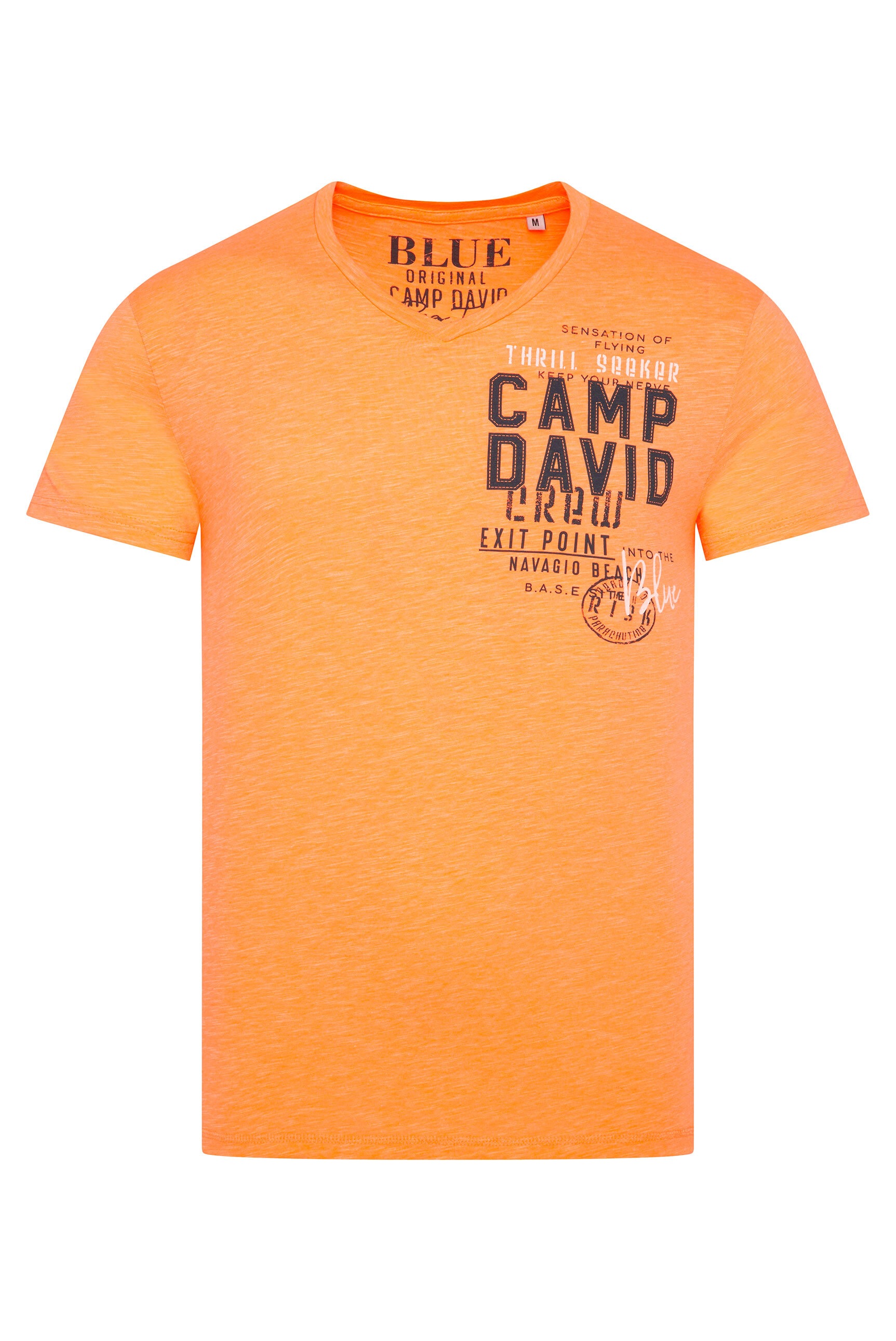 CAMP DAVID V-Shirt, mit maskulinem V-Ausschnitt günstig online kaufen