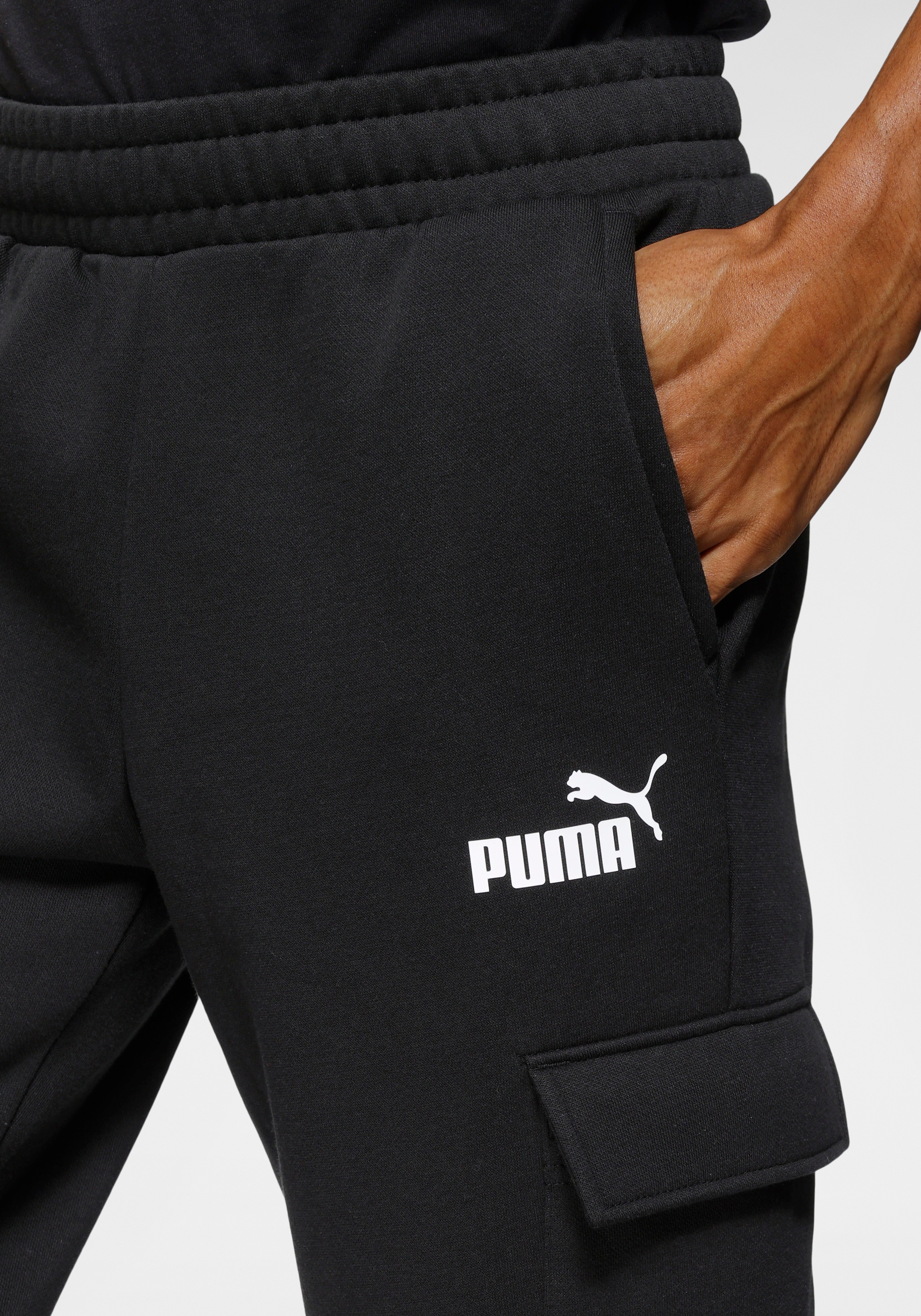 Thumbnail - PUMA Trainingshose "ESS CARGO PANTS" moderner Stil, aus Baumwollmischung, Regular Fit