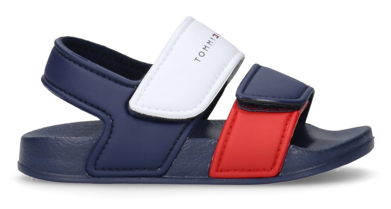 Tommy Hilfiger Badesandale, Badeschuh, Wassersandale, Sommerschuh mit Klettverschluss