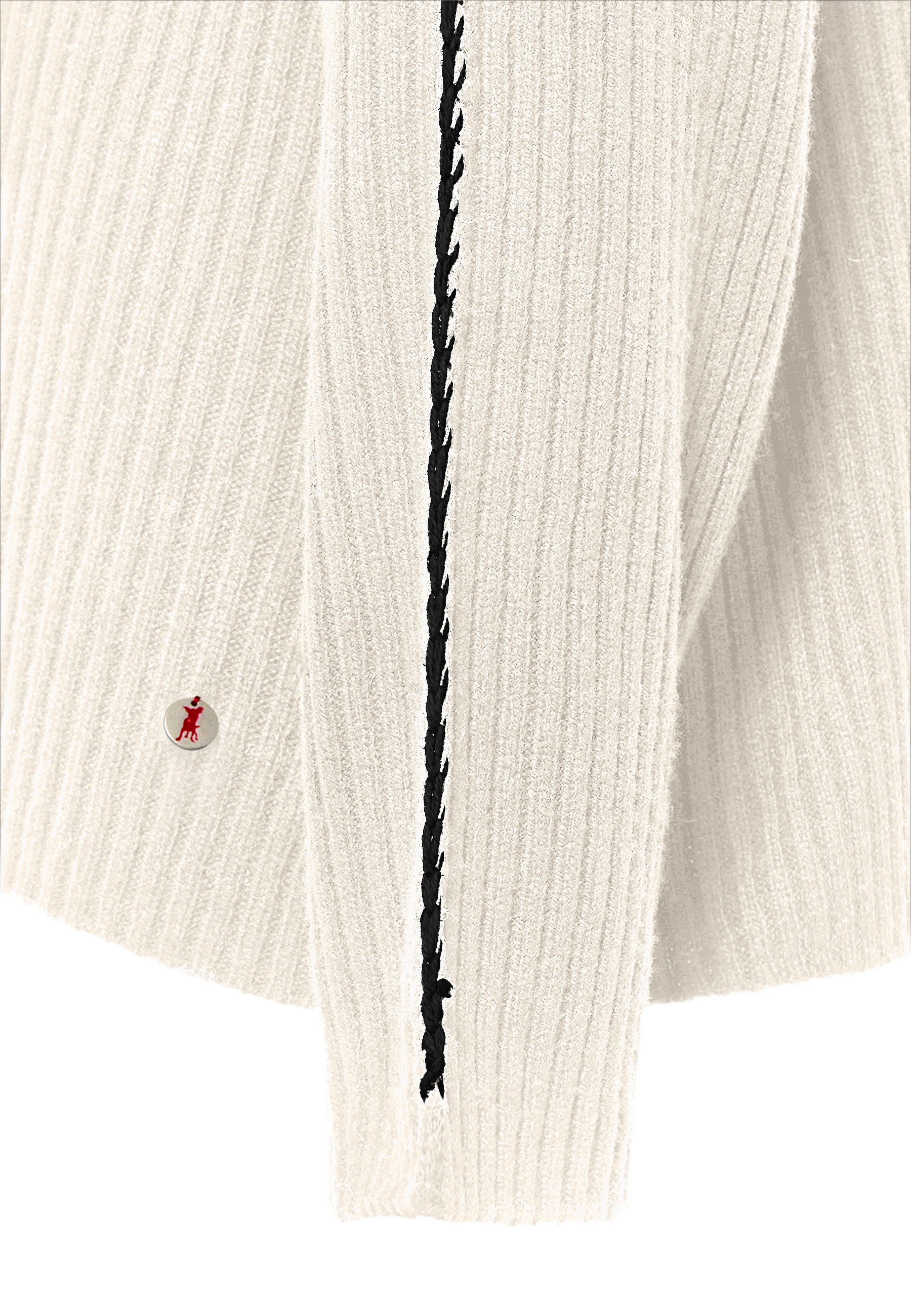 Frieda & Freddies Strickpullover »Pullover«, mit Farb- und Materialkombination