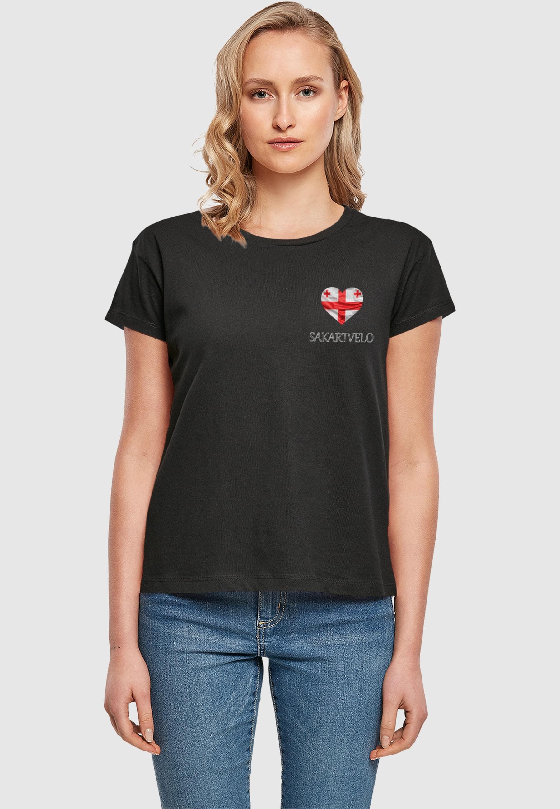 Merchcode T-Shirt »Merchcode Ladies Merchcode Football - Georgia T-shirt«, (1 tlg.)