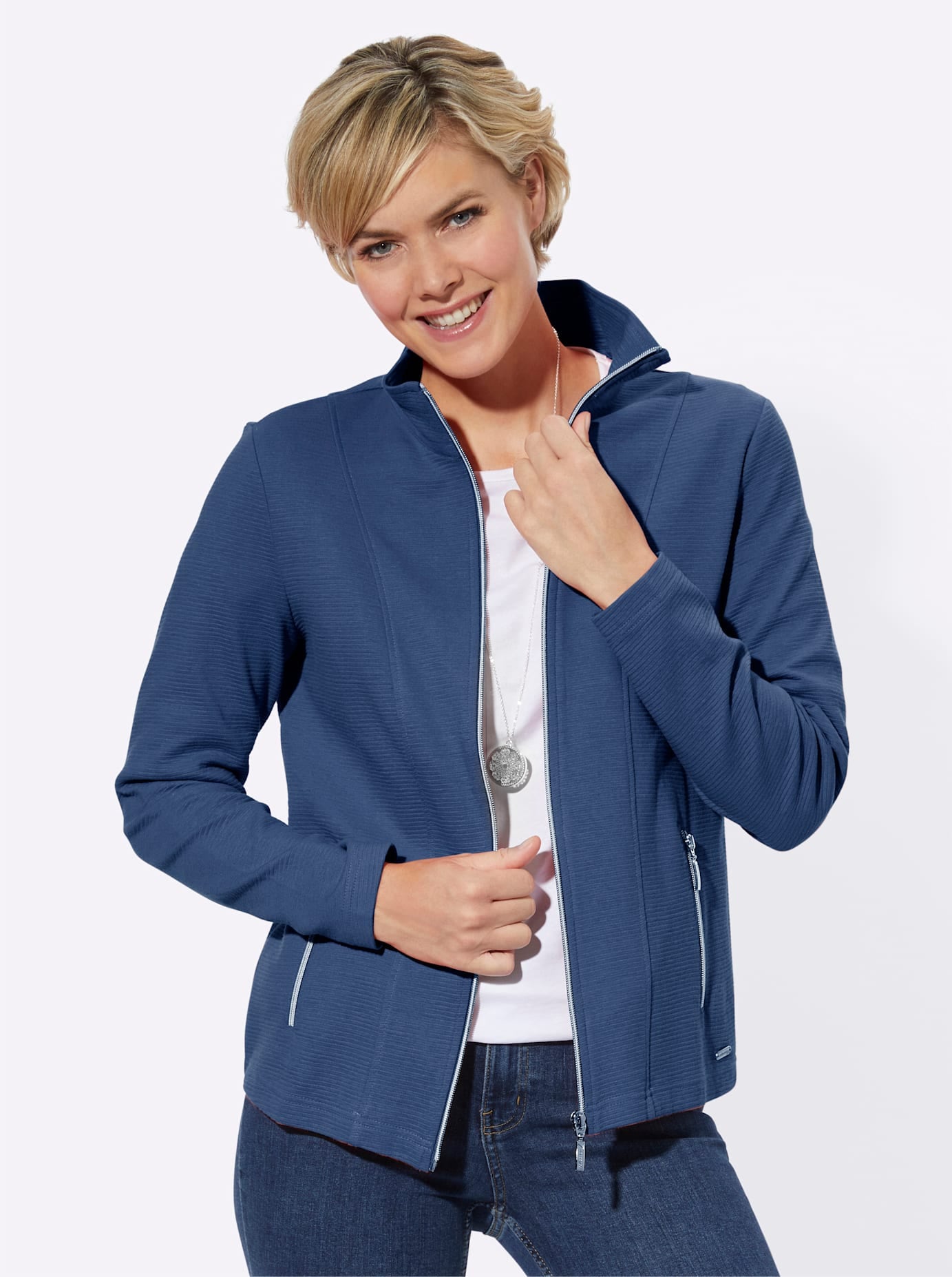 Casual Looks Shirtjacke "Shirtjacke" 1 Stk. tlg. günstig online kaufen