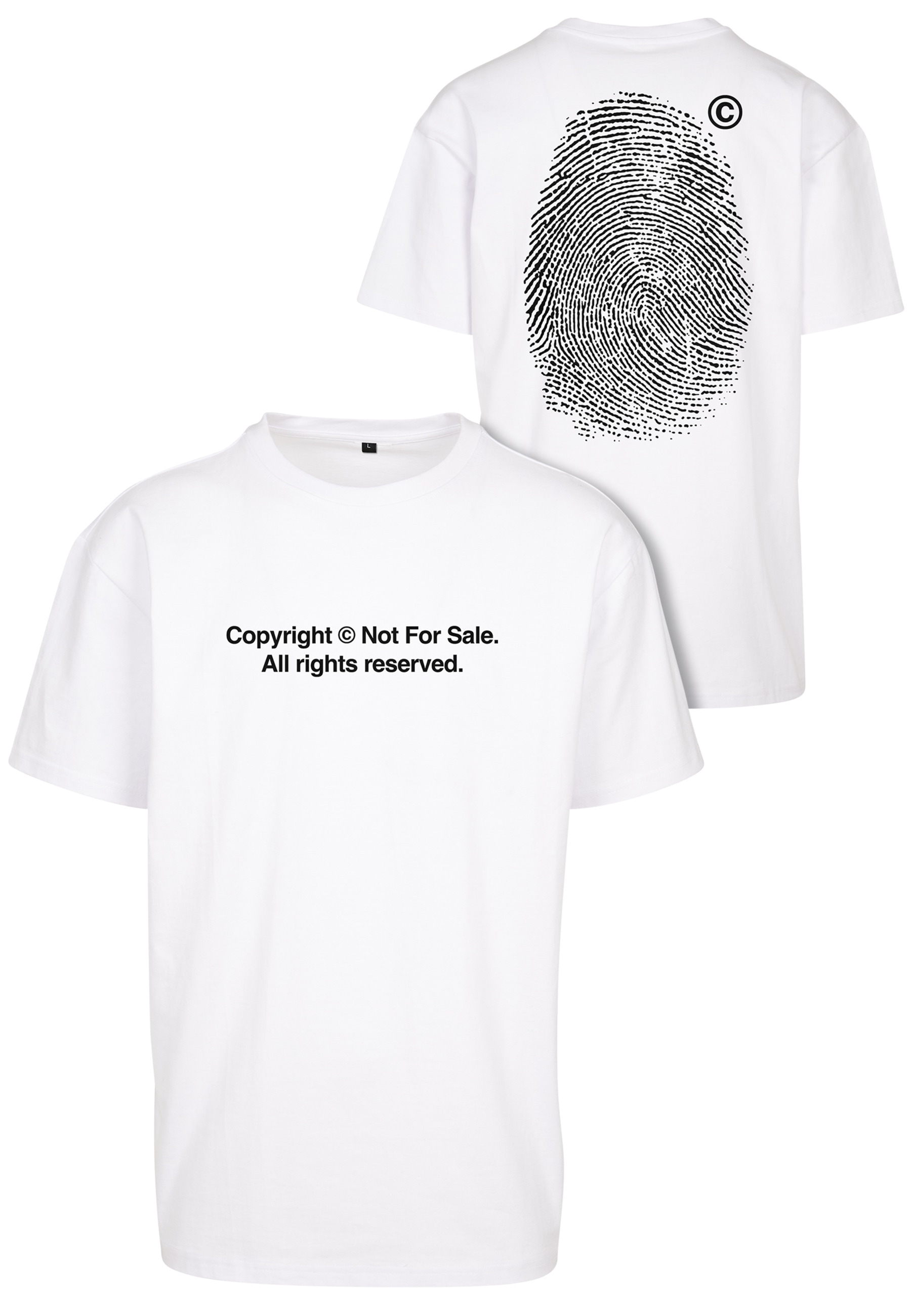 Upscale by Mister Tee T-Shirt "Upscale by Mister Tee Herren Fingerprint Oversize Tee" 1 Stk.