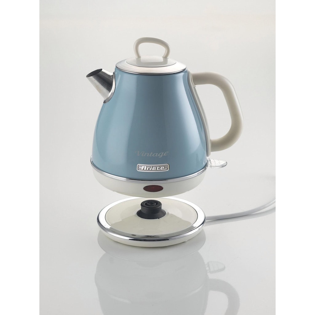 Ariete Wasserkocher »2868BL Vintage blau«, 1 l, 1630 W