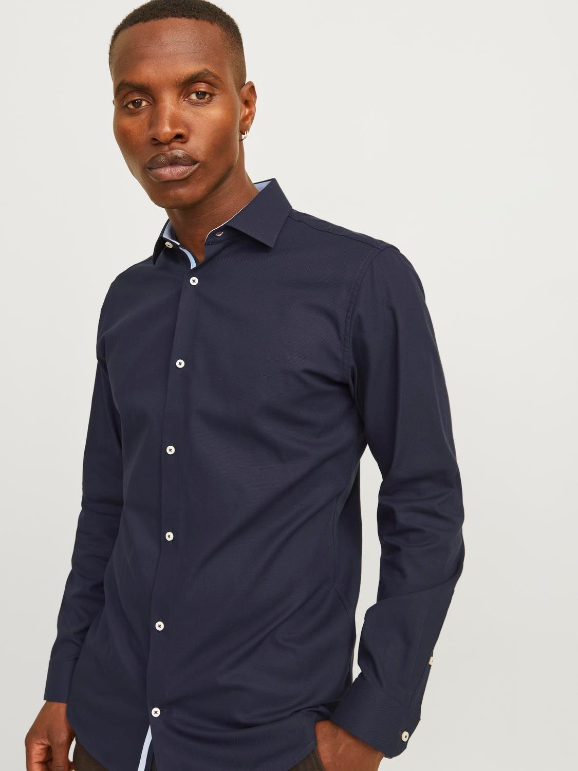Jack & Jones Langarmhemd »JPRBLAPARKER DETAIL L/S SHIRT NOOS«