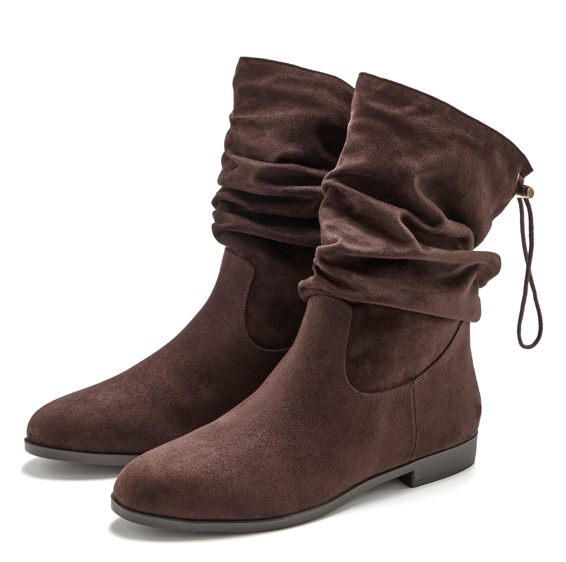 LASCANA Stiefel "Stiefelette," mit Gummizug, komfortable Sohle, Textil-Inne günstig online kaufen