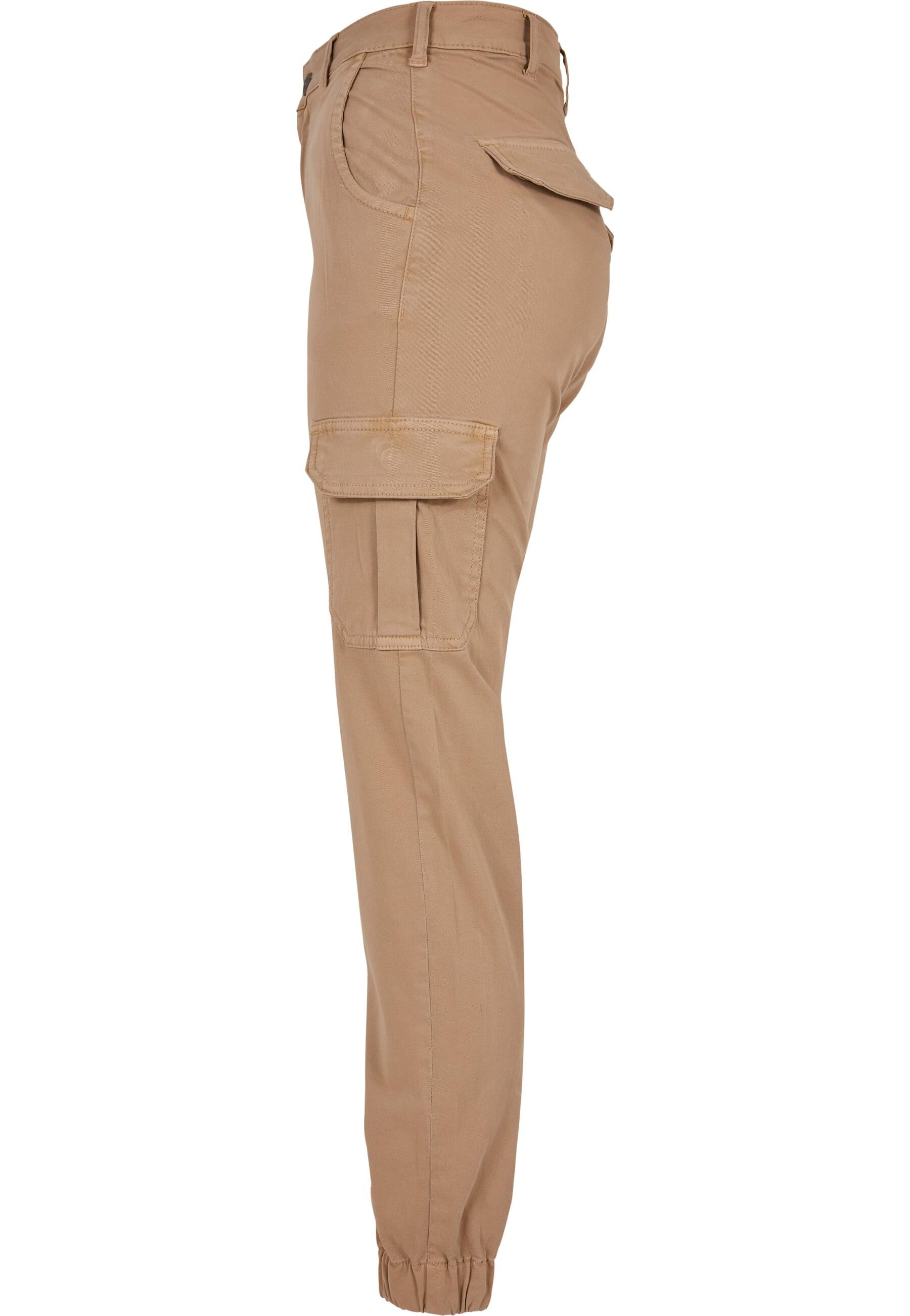 URBAN CLASSICS Cargohose »Urban Classics Damen Ladies High Waist Cargo Pants«, (1 tlg.)