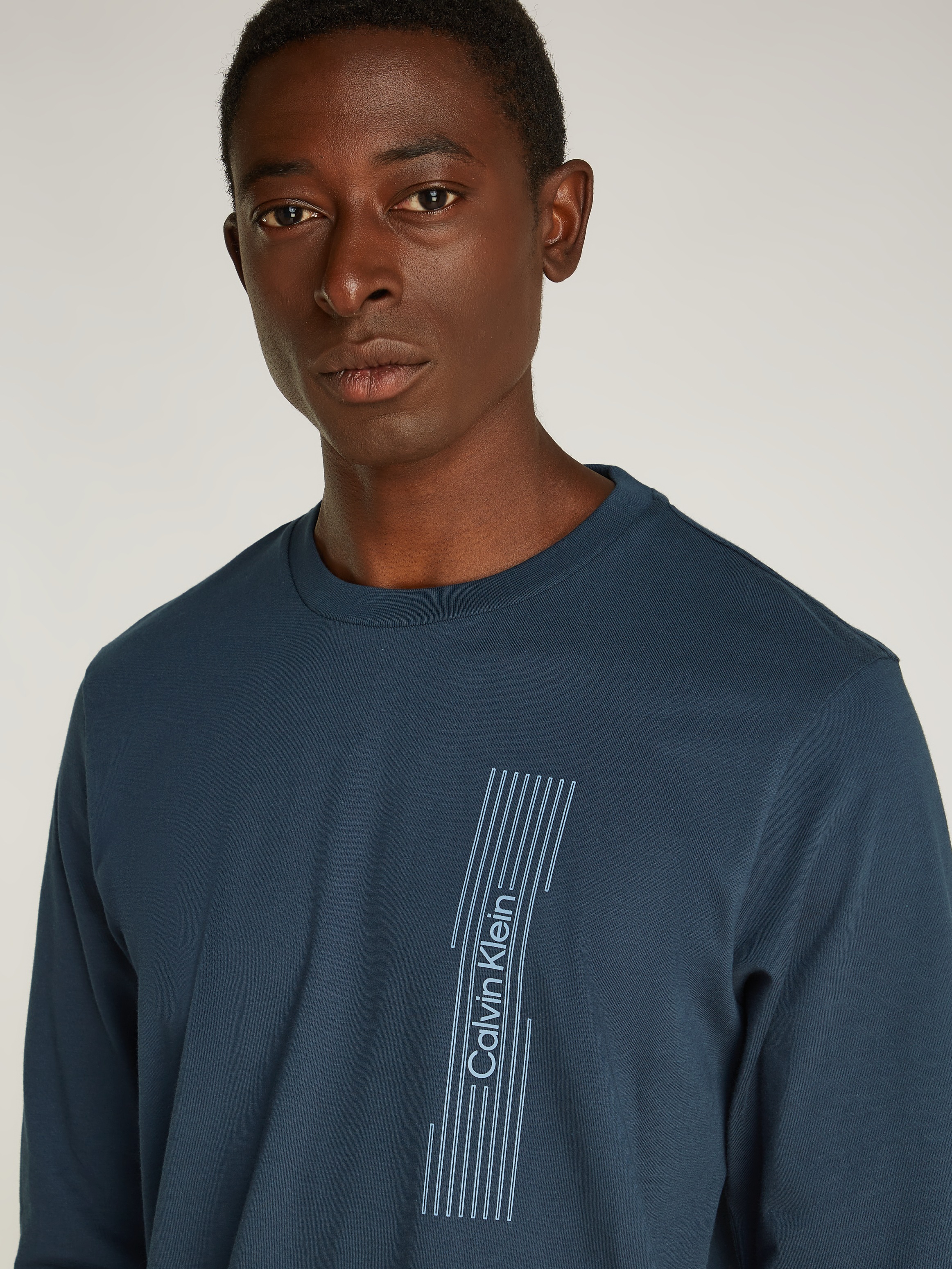 Calvin Klein Langarmshirt "HORIZONTAL LOGO LS T-SHIRT", mit Logoprägung günstig online kaufen